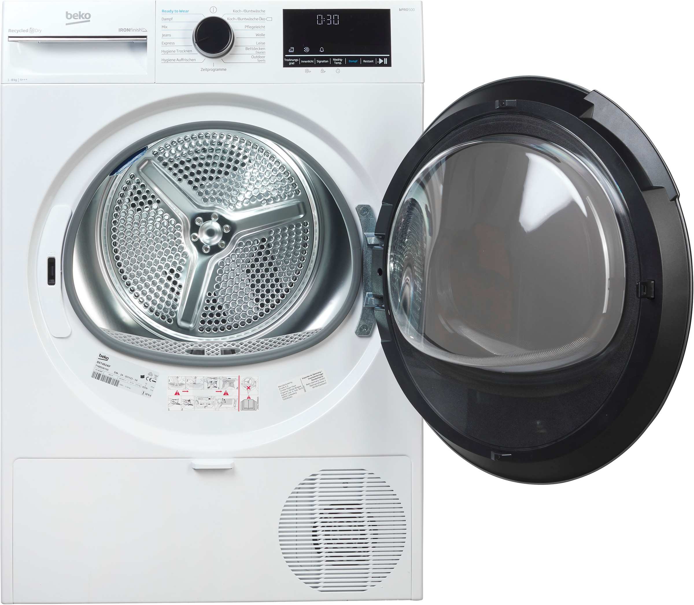 BEKO Wärmepumpentrockner "B5T4824IF" 8 günstig online kaufen