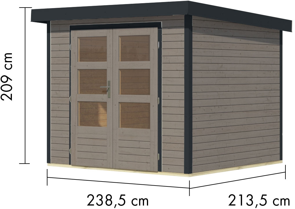 Karibu Gartenhaus »Jupiterino 3, in verschiedenen Farben«