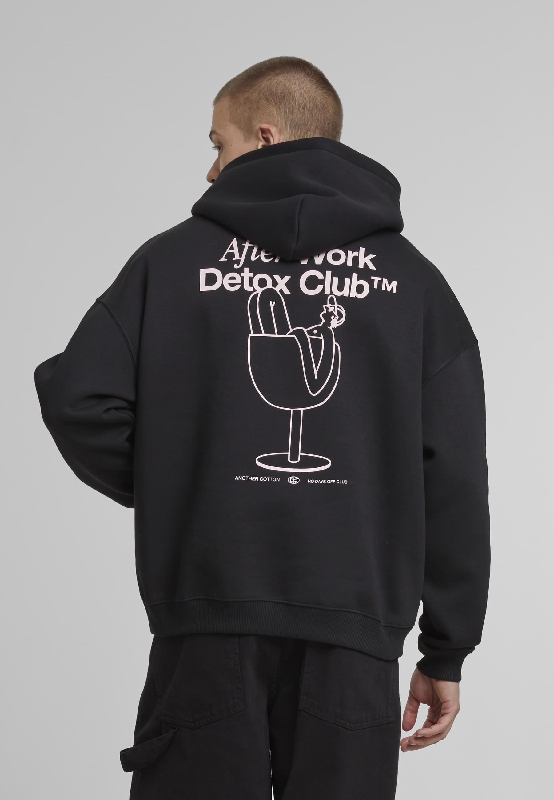 Another Cotton Lab Kapuzensweatshirt »Another Cotton Lab Another Cotton Lab Detox Club Oversize Hoodie«, (1 tlg.)