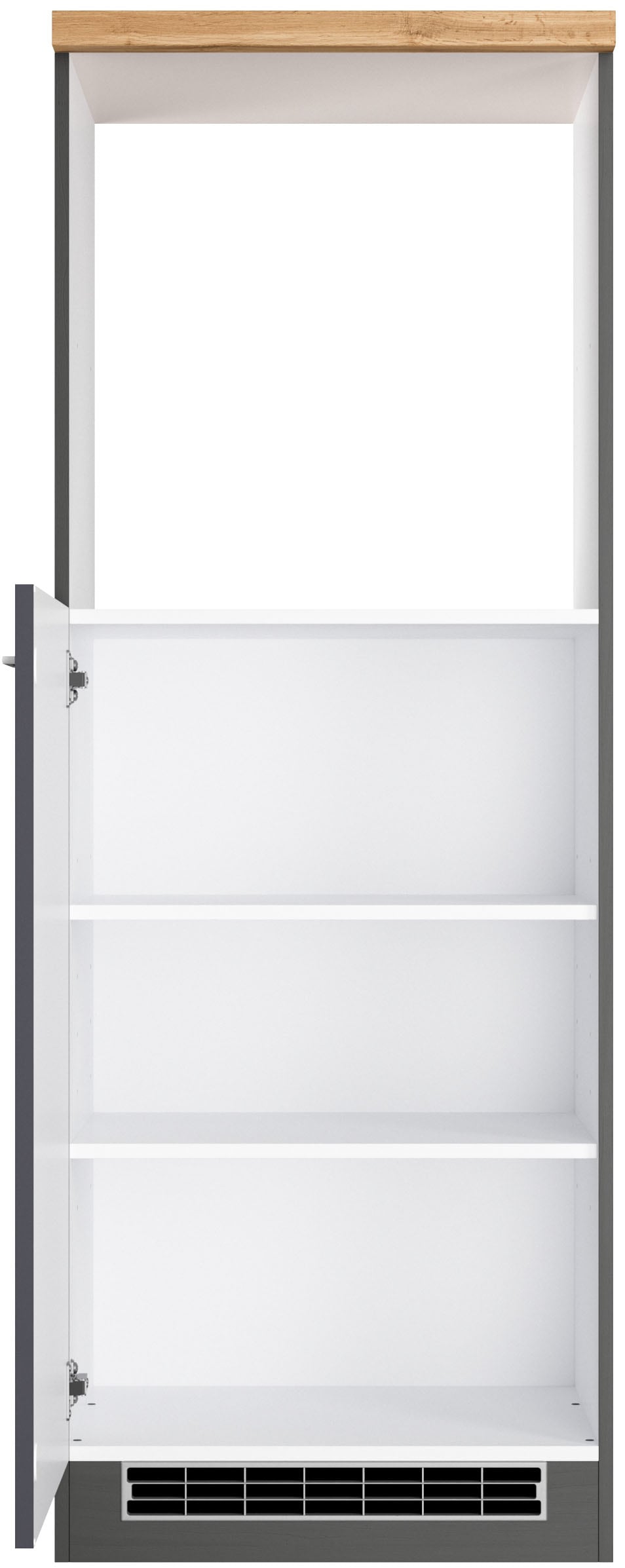 KOCHSTATION Backofenumbauschrank »KS-Milan«, HELD Möbel, Ofenumbauschrank 60 cm, matte oder hochglänzende Fronten