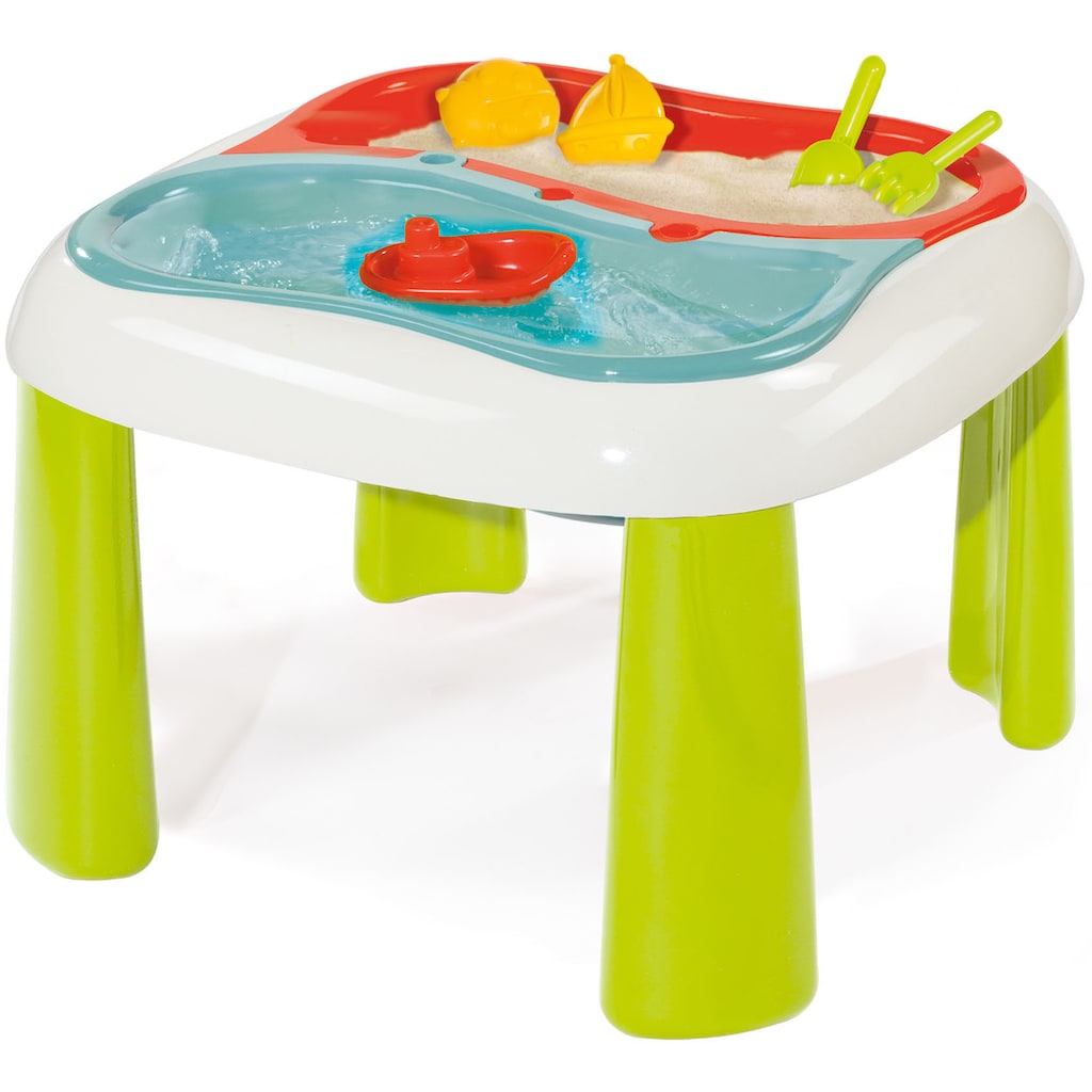 Smoby Spieltisch »Sand- und Wasserspieltisch«, mit 2 herausnehmbaren Wannen; Made in Europe