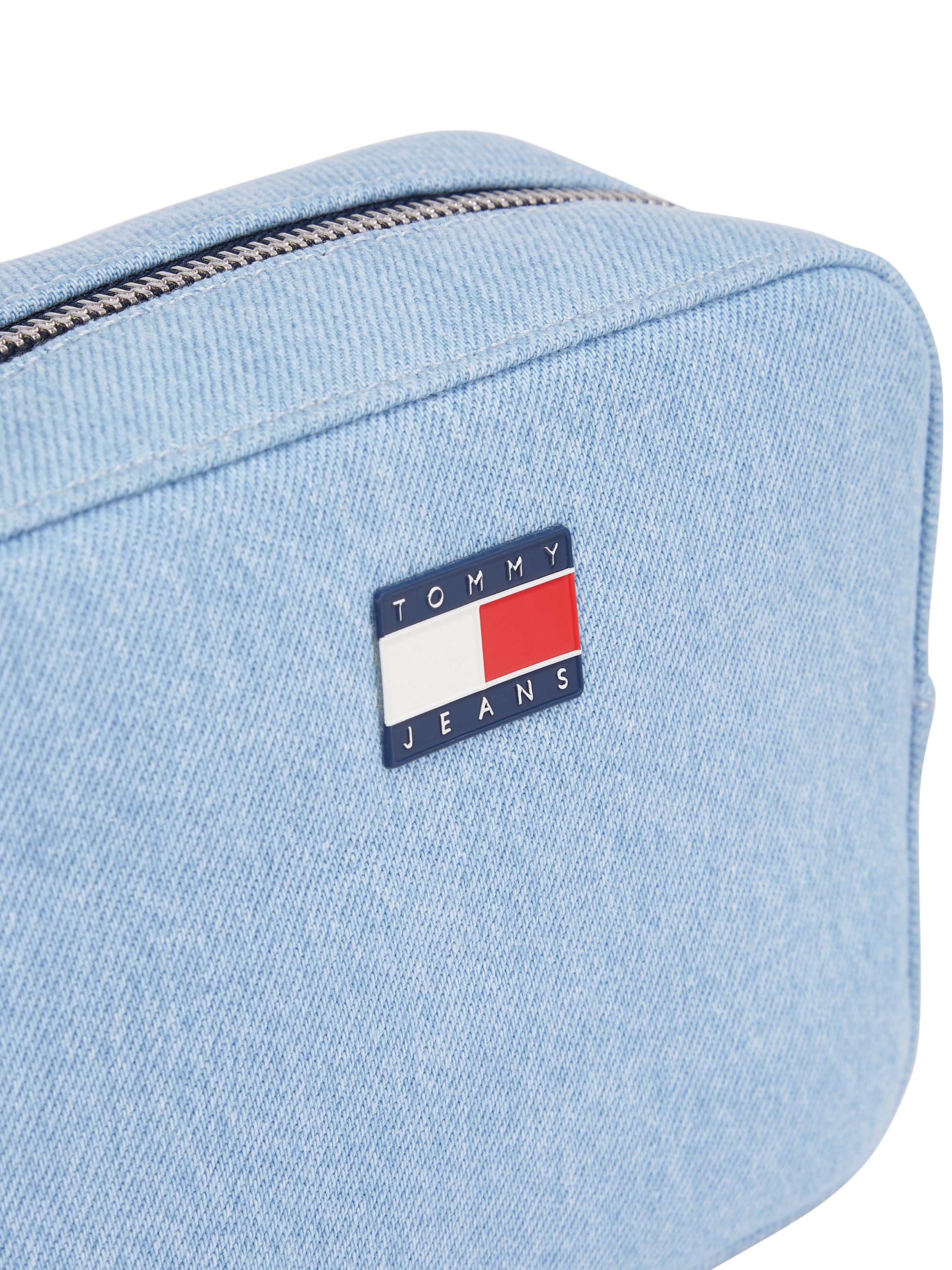 Tommy Jeans Kameratasche »TJW ESS MUST CAMERA BAG DENIM«, Damen Umhängetasche, Schultertasche, Mini Bag mit Logoflagge