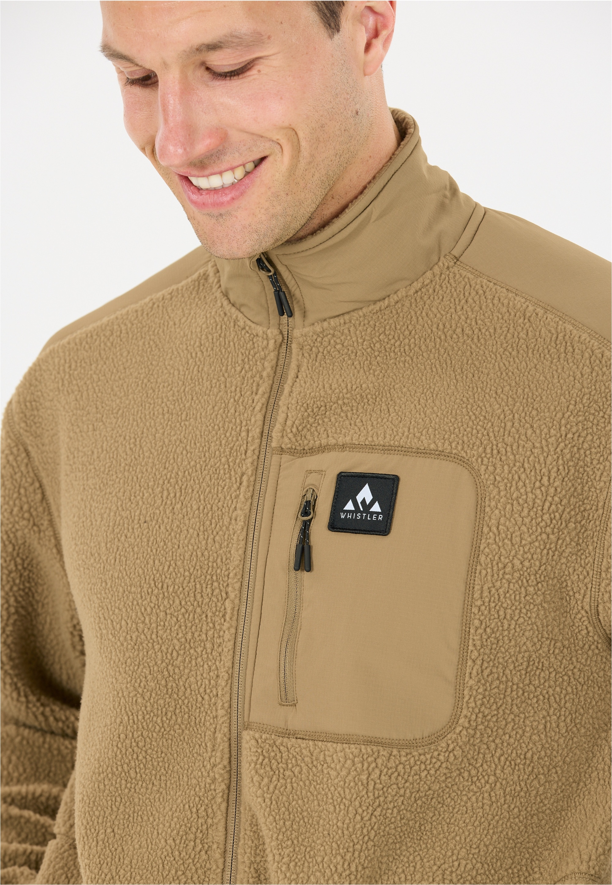 WHISTLER Fleecejacke »Felis« aus weichem Teddyfleece mit flachen Nähten