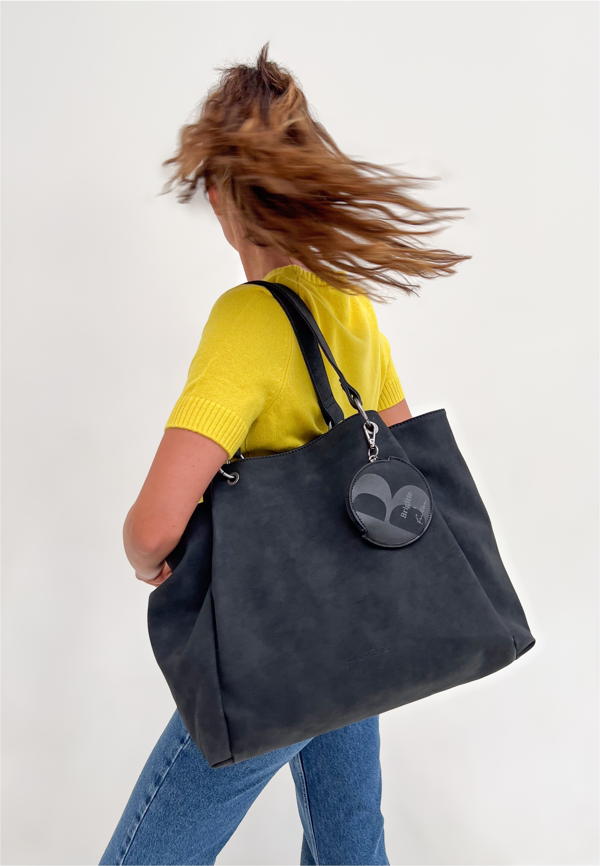 Fritzi aus Preußen Henkeltasche »Brigitte x fritzi Special Shopper42«, mit abnehmbarem Anhänger
