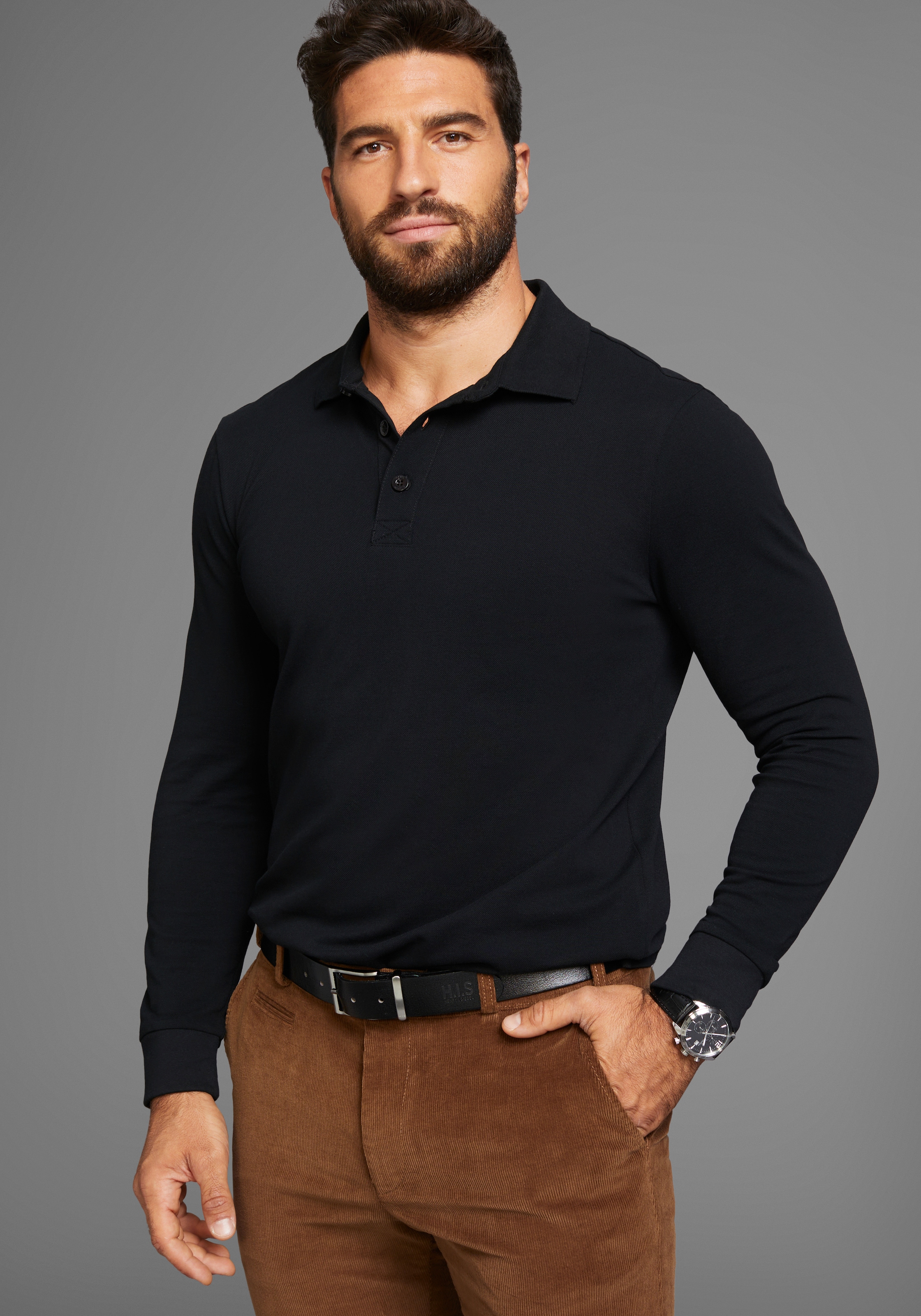 Poloshirt, in Pique´ Qualität