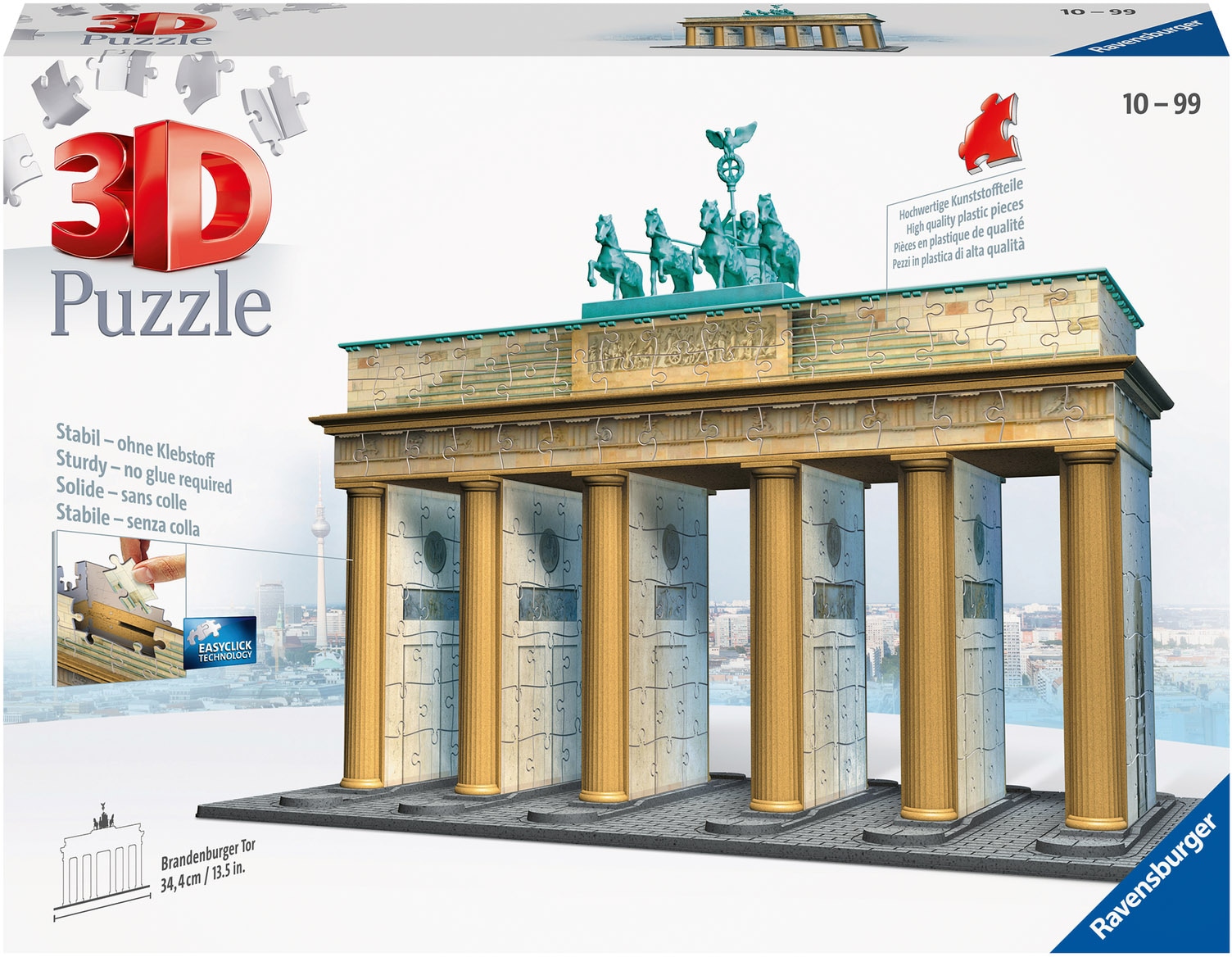 Ravensburger 3D-Puzzle »Brandenburger Tor«, Made in Europe, FSC® - schützt Wald - weltweit