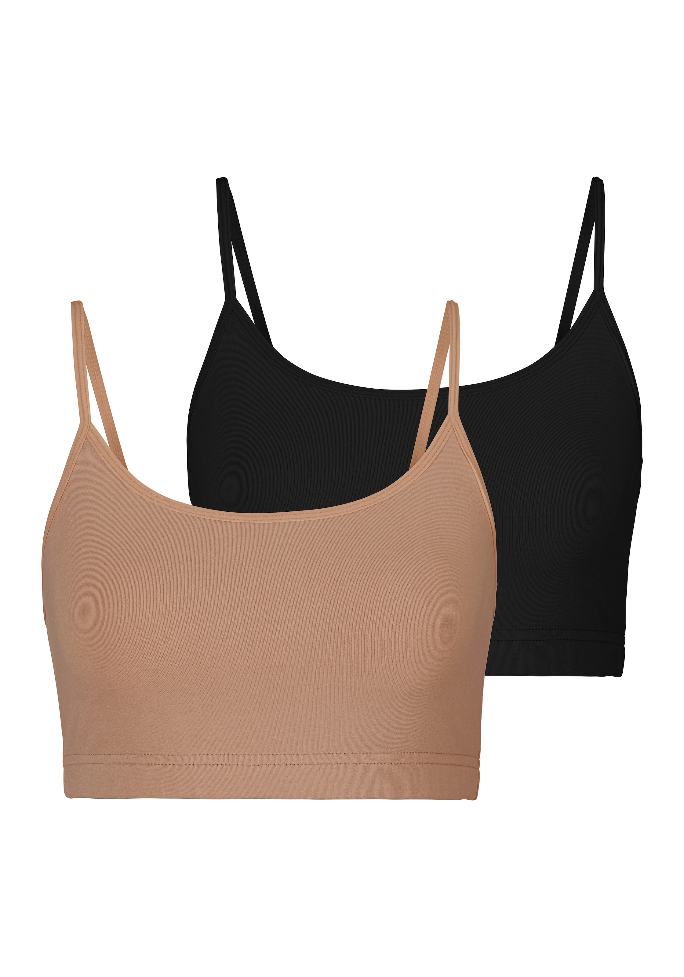 LASCANA Bustier, aus elastischer Baumwolle