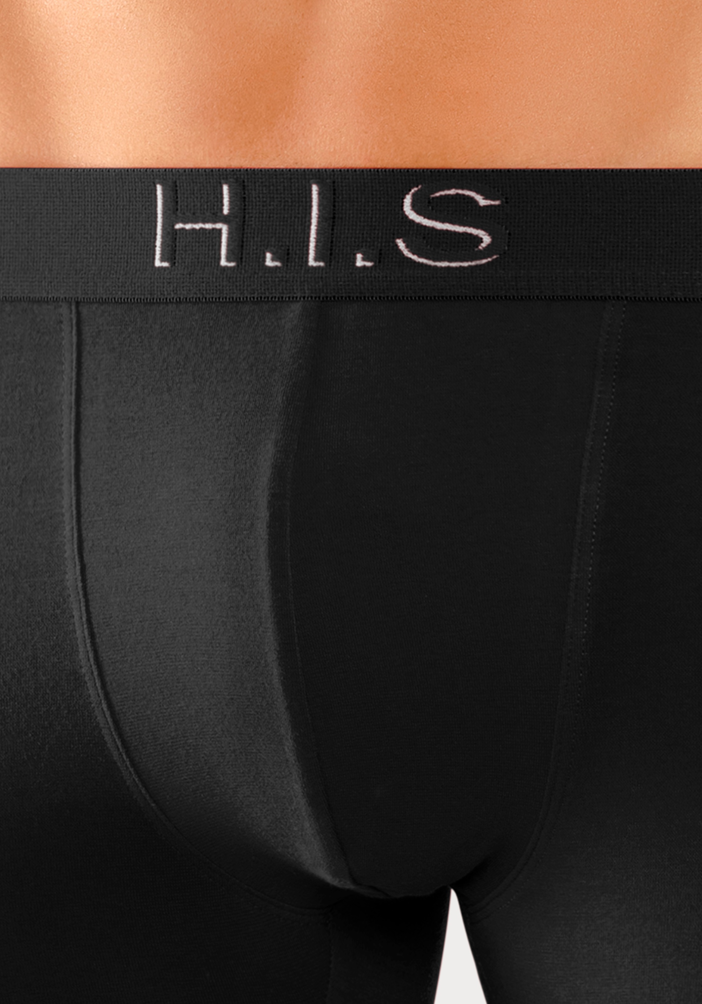 H.I.S Boxer, (Packung, 5 St.), Logo Webbund mit 3D Effekt