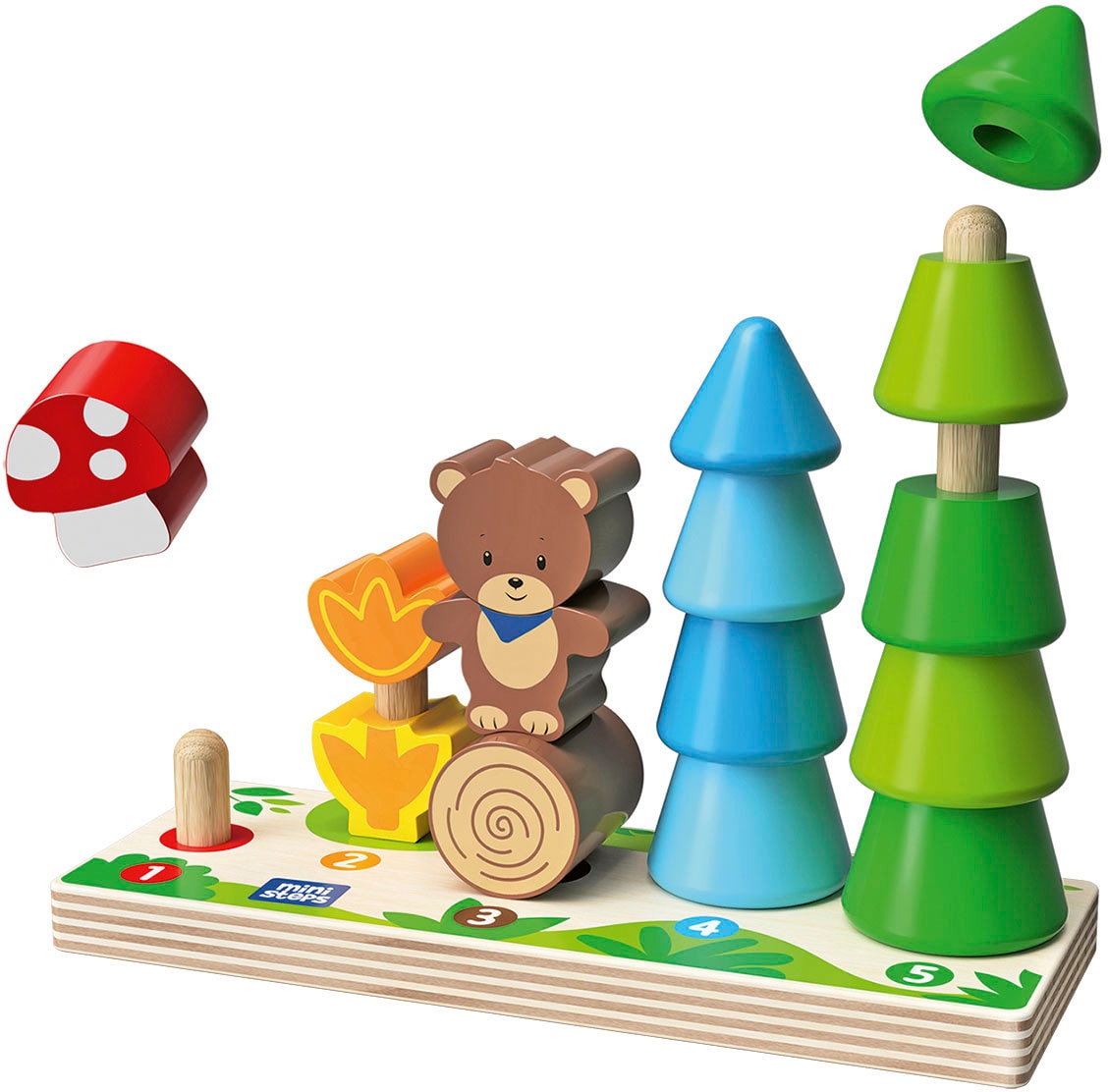 Ravensburger Spiel »ministeps, Butz‘ bärenstarkes Stapelspiel«, Made in Europe; FSC® - schützt Wald - weltweit