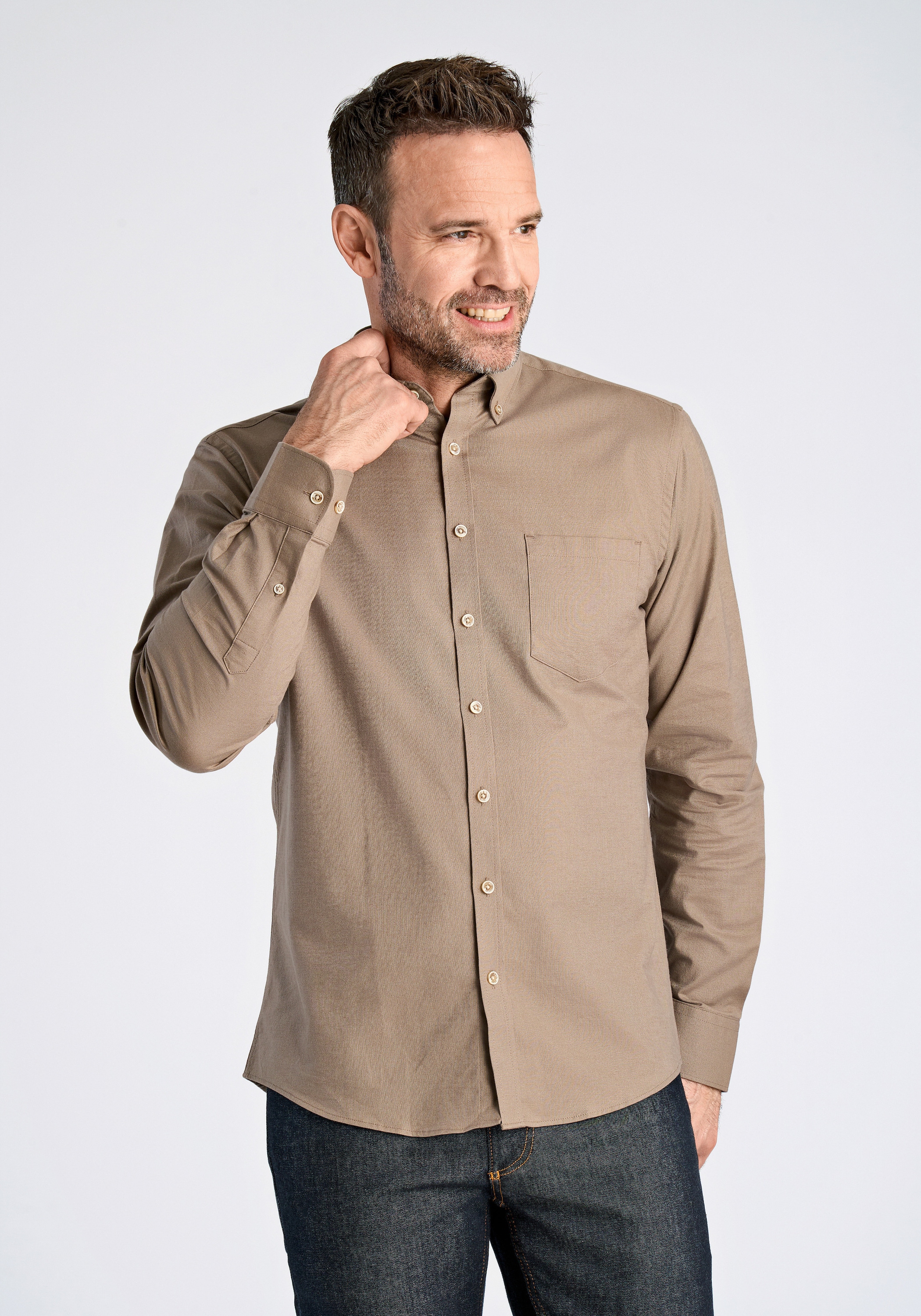 JACK’S Businesshemd "Oxford-Hemd (Langarm) Regular Fit"