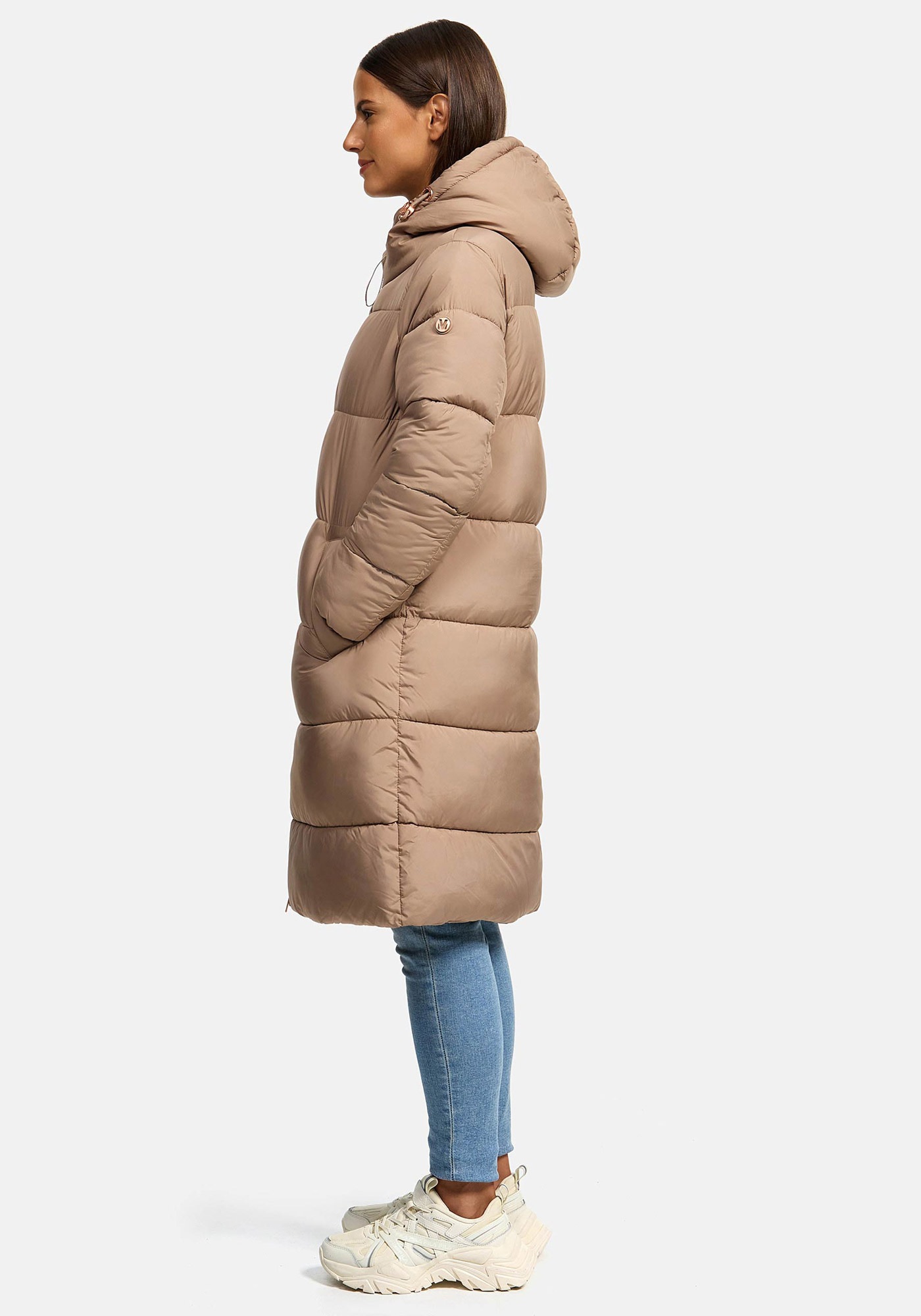 Marikoo Winterjacke »Nomadiaa«, Lange Damen Winterjacke
