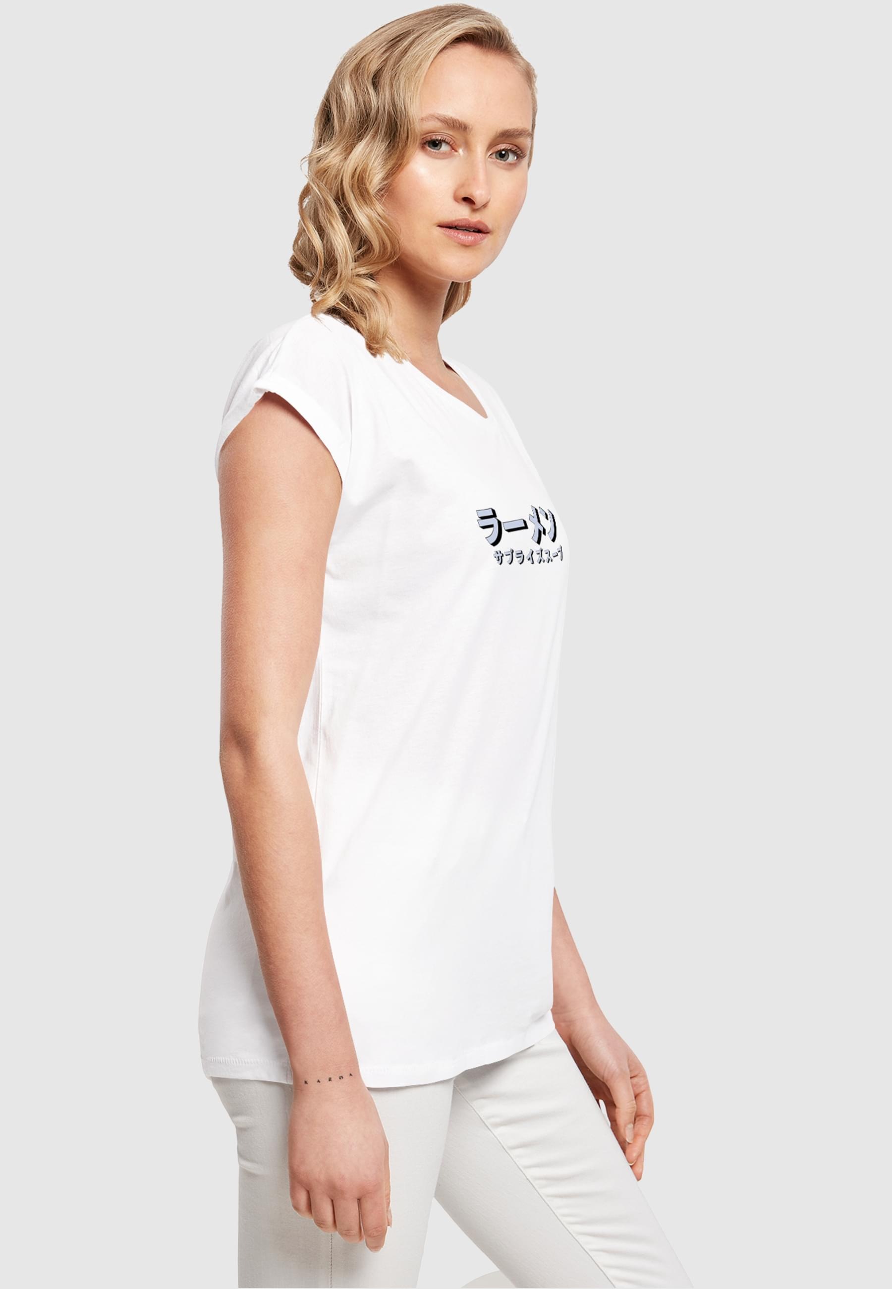 Merchcode T-Shirt »Merchcode Damen Ladies TORC - Ramen Soup T-Shirt«, (1 tlg.)
