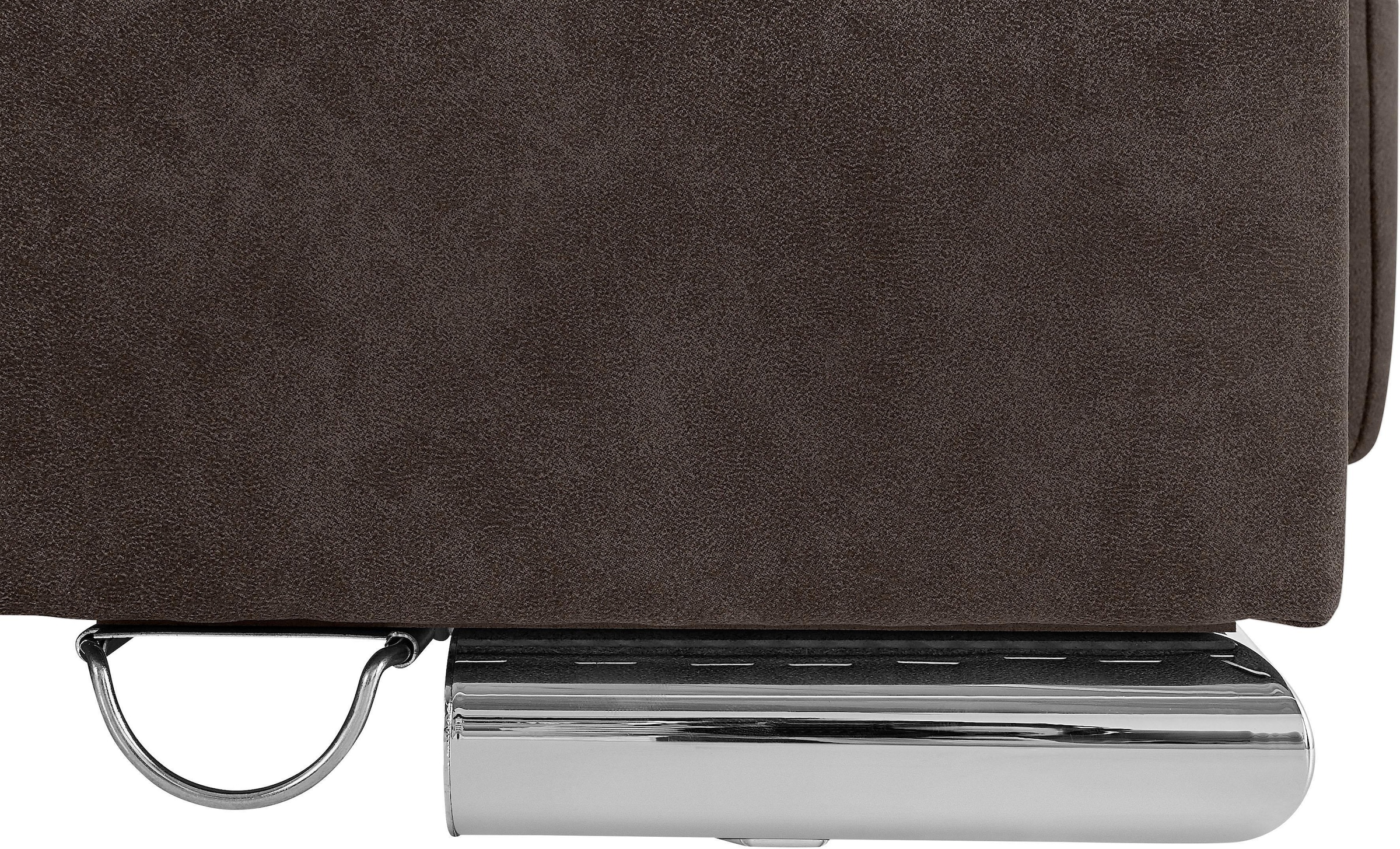 INOSIGN Ecksofa »Boxspringbett Night & Day L-Form mit Dauer-Schlaffunktion mit Armlehne«, mit Boxspring-Bettfunktion 180x200 cm und Bettkasten, Dauerschläfer!