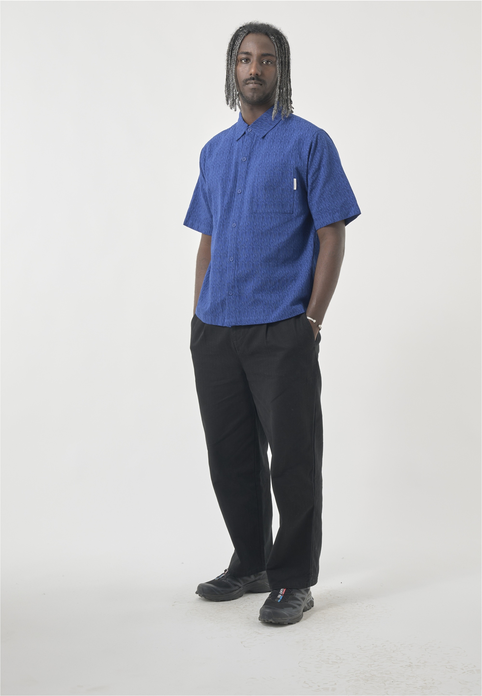 Cleptomanicx Kurzarmhemd »Shirt S/S Facemelter«, mit lockerem Schnitt