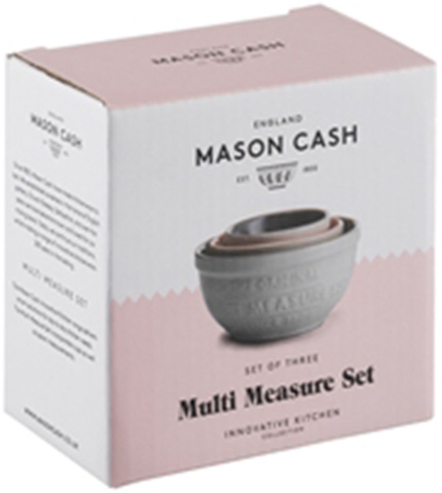Mason Cash Schüssel 3 Stk. aus Steingut (Messbecher-Set), für 1 CUP, 1/2 CU günstig online kaufen