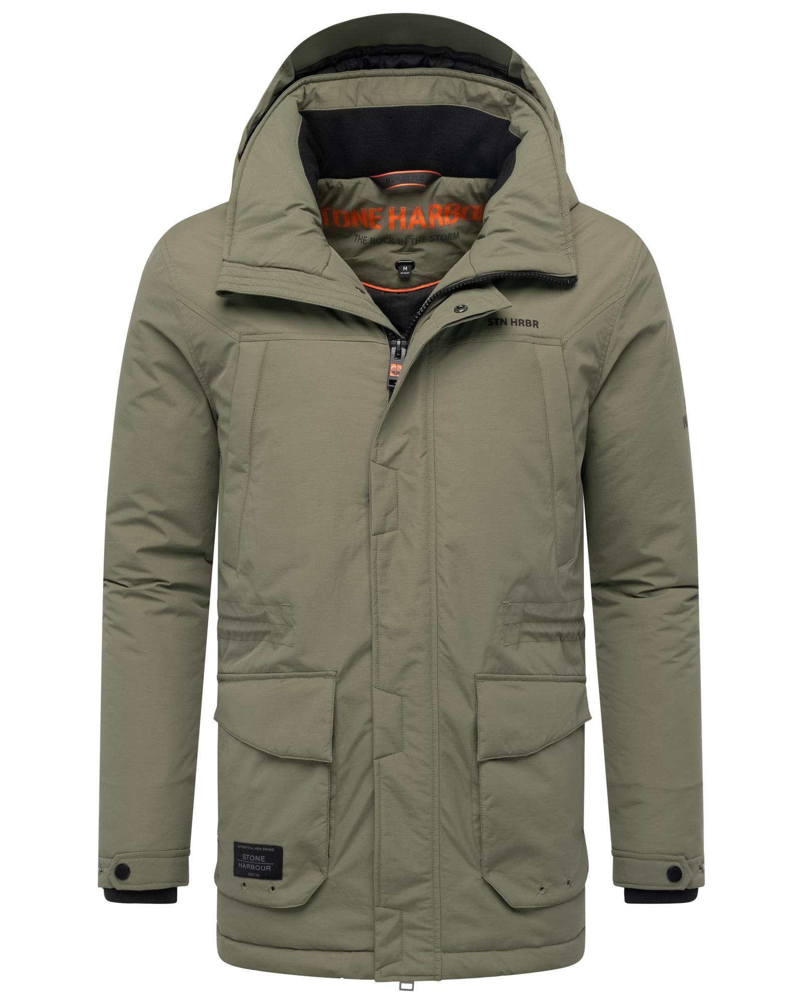 Stone Harbour Winterjacke »Wadiim XX«, mit Kapuze, Warm gefütterte Outdoorjacke mit Kapuze