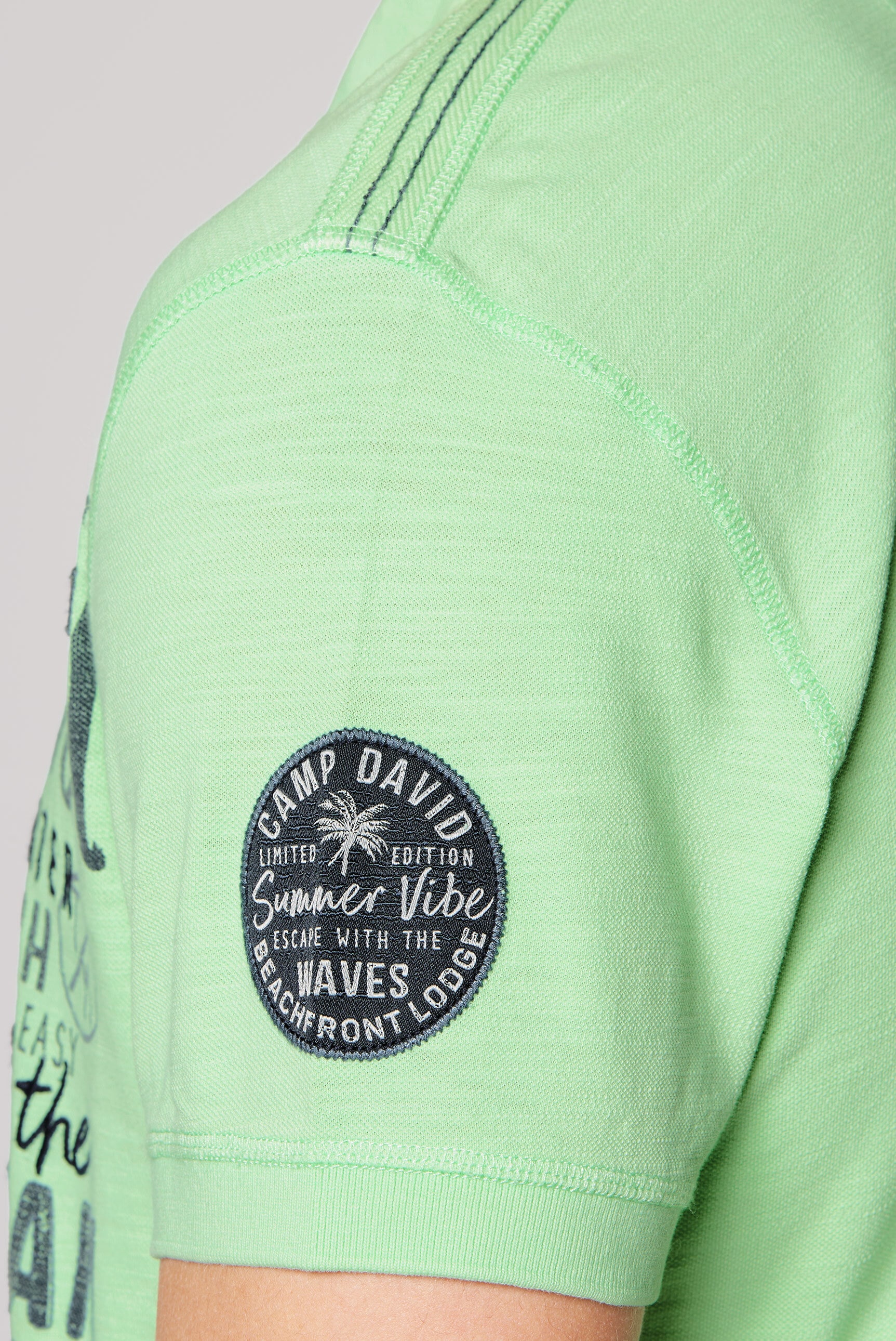 CAMP DAVID Poloshirt, aus Baumwolle