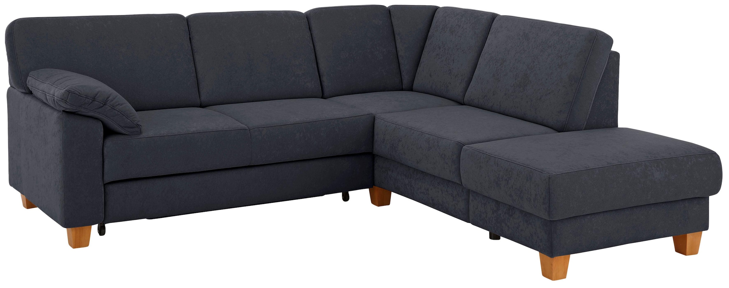 Home affaire Ecksofa "Belfort L-Form" mit Federkern, wahlweise mit Schlaffunktion und Stauraum