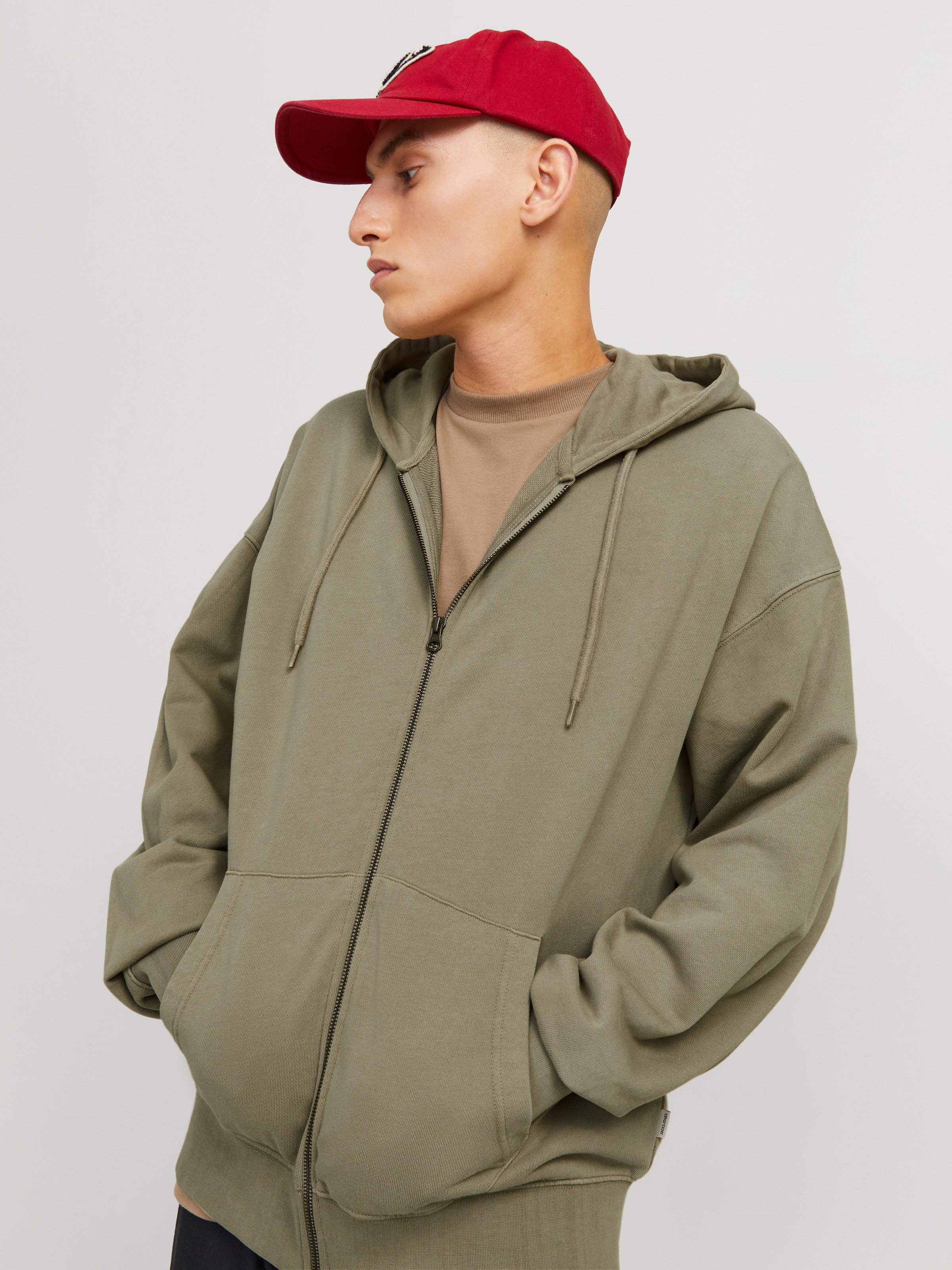 Jack & Jones Kapuzensweatjacke "JJECHARGE FADED SWEAT ZIP HOOD NOOS", mit K günstig online kaufen