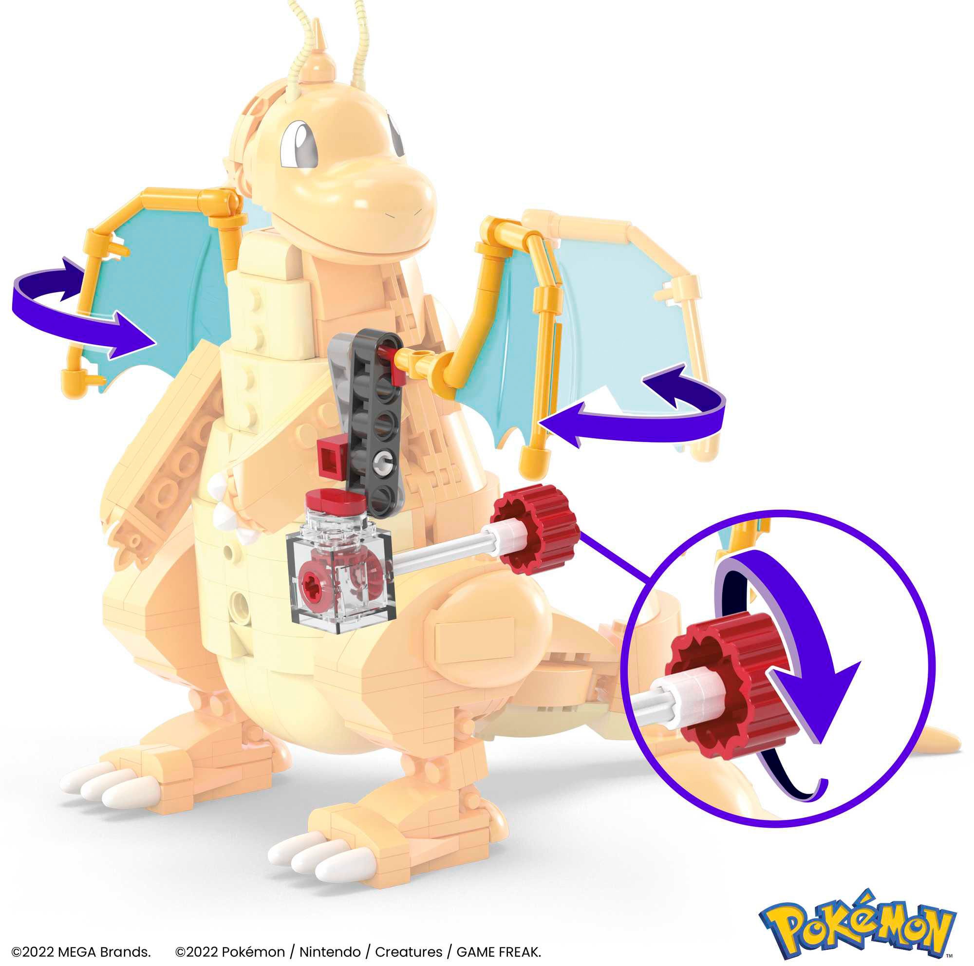 MEGA Spielbausteine »MEGA Pokémon, Dragonite«, (387 St.)