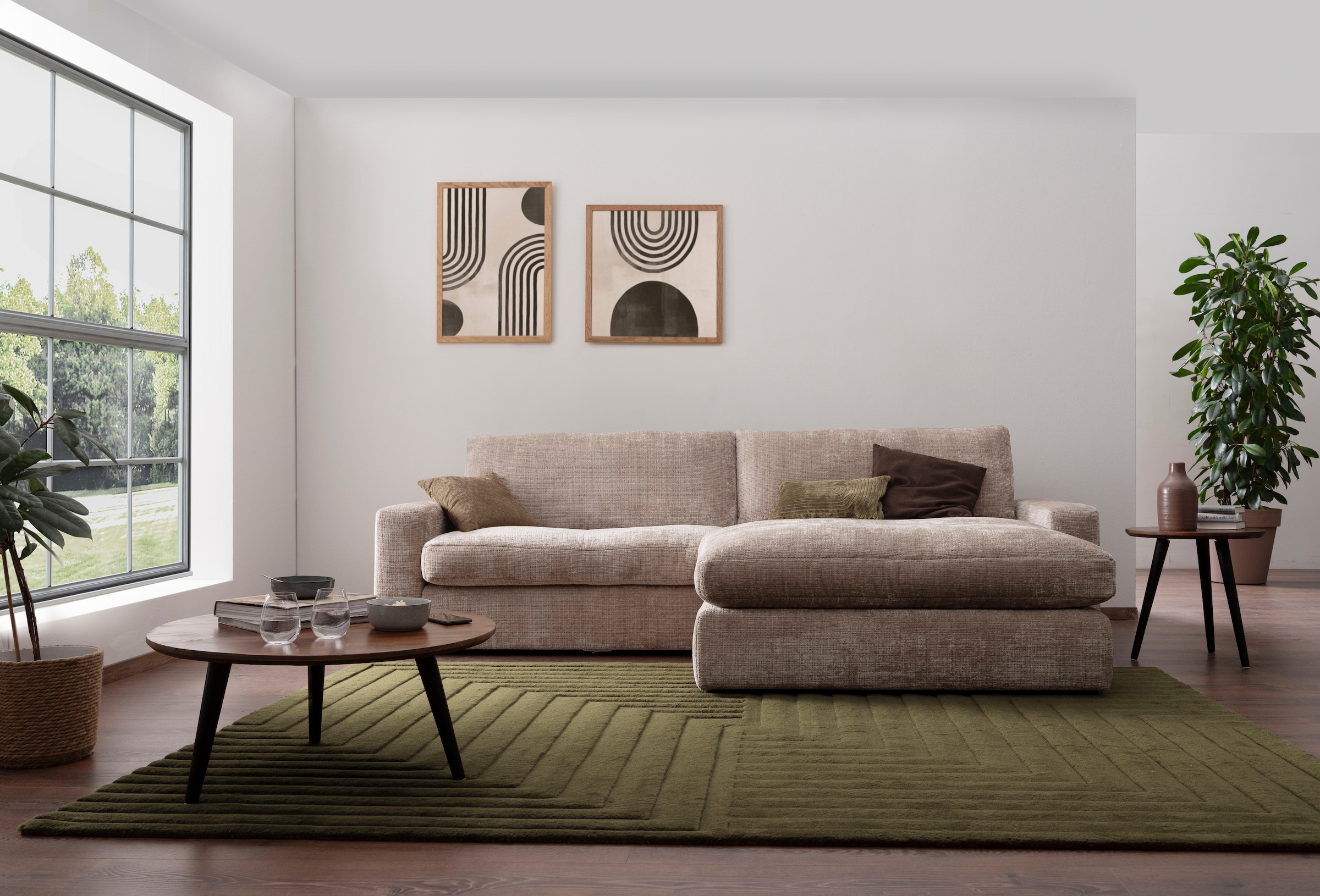 alina Ecksofa »Monma« kann auch spielgelverkehrt aufgebaut werden