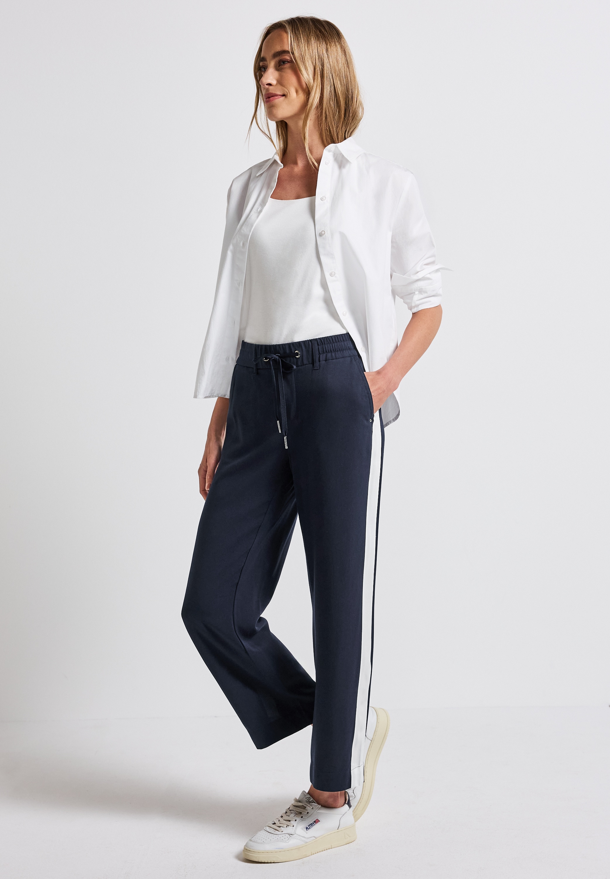 STREET ONE Jogger Pants, Middle Waist