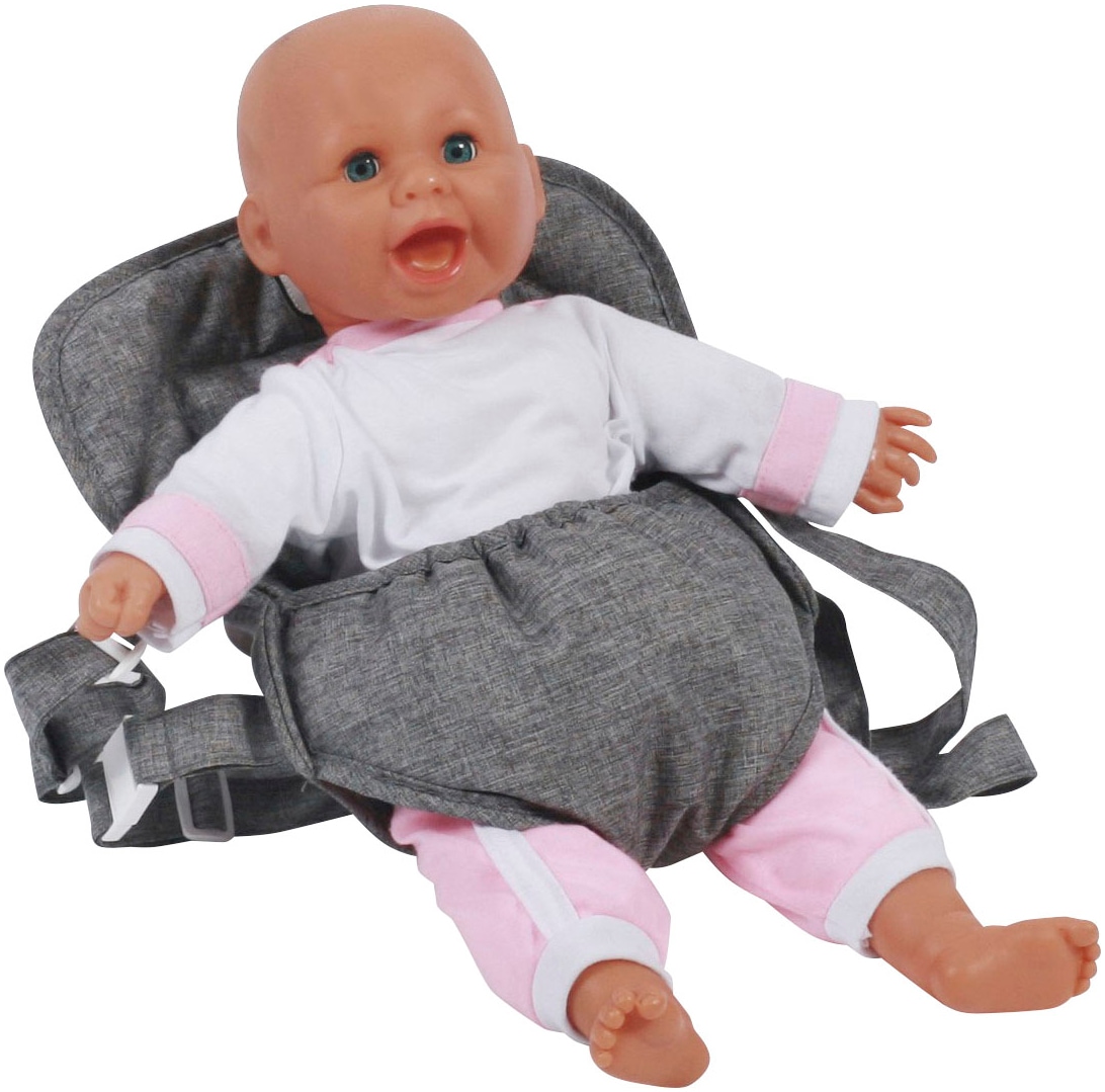 CHIC2000 Puppen Bauchtrage »Jeans Grey«