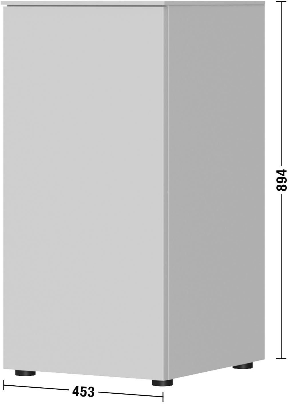 nobilia® Sideboard »Avala, 45 x 89 x 49 (B/H/T)« aus Echtholzfurnier