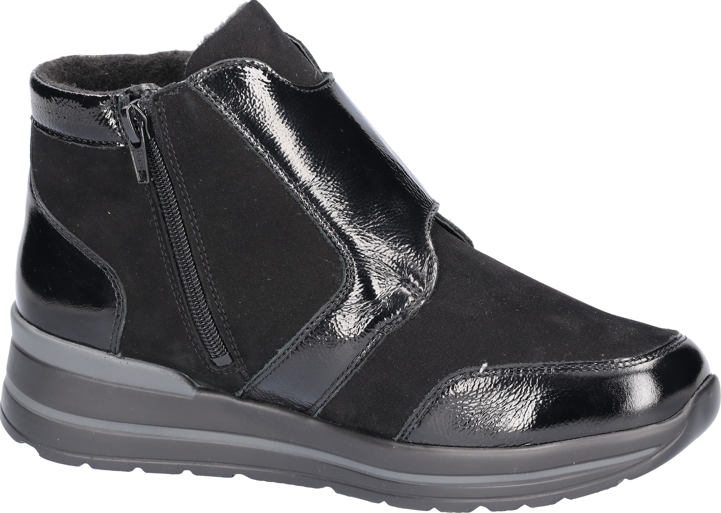 Waldläufer Klettboot »M-SARAH«, Komfortboots, Bequemschuh, Stiefelette mit Reißverschluss, M-Weite