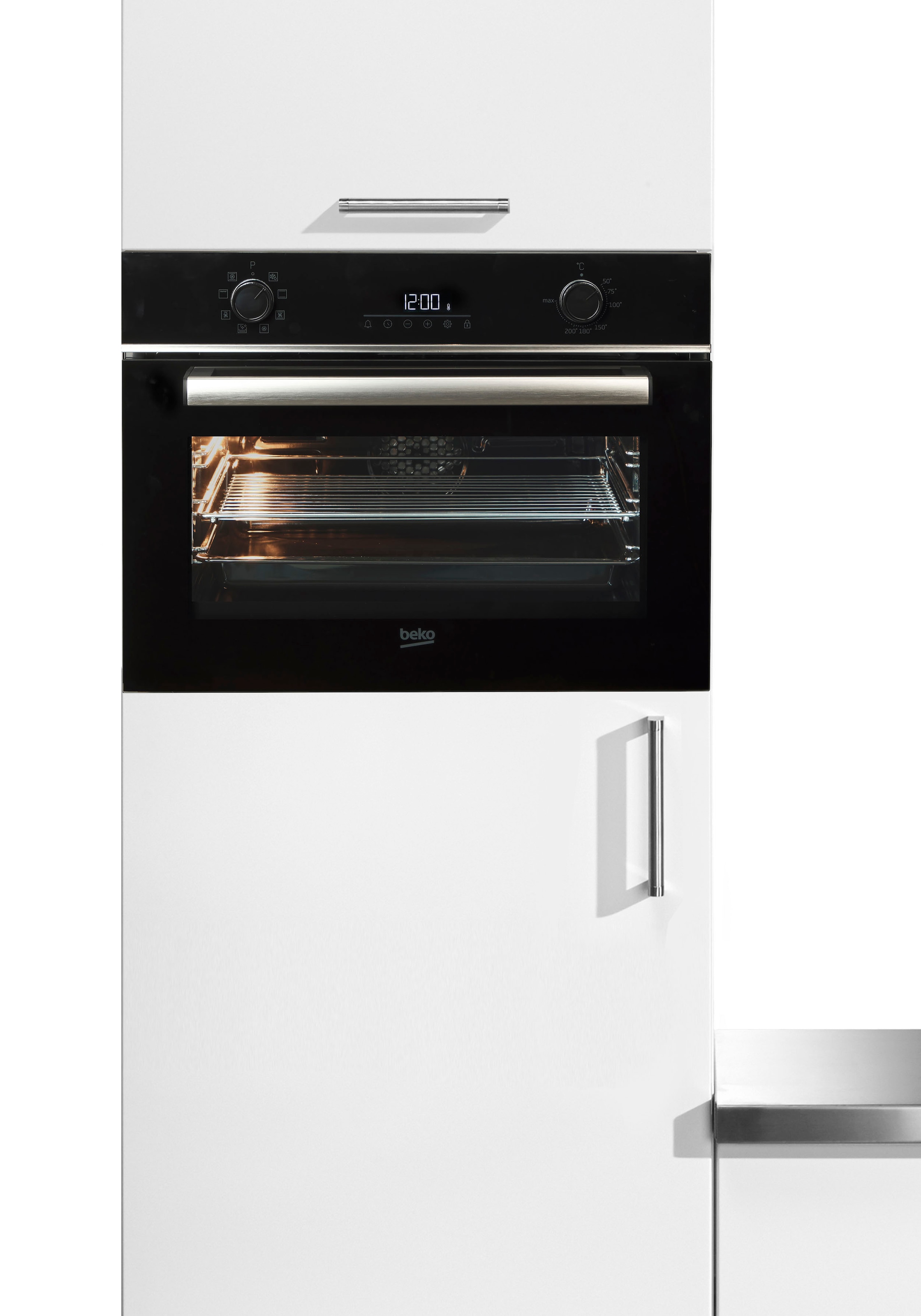 BEKO Einbaubackofen  »BBCM13300X«, SteamShine