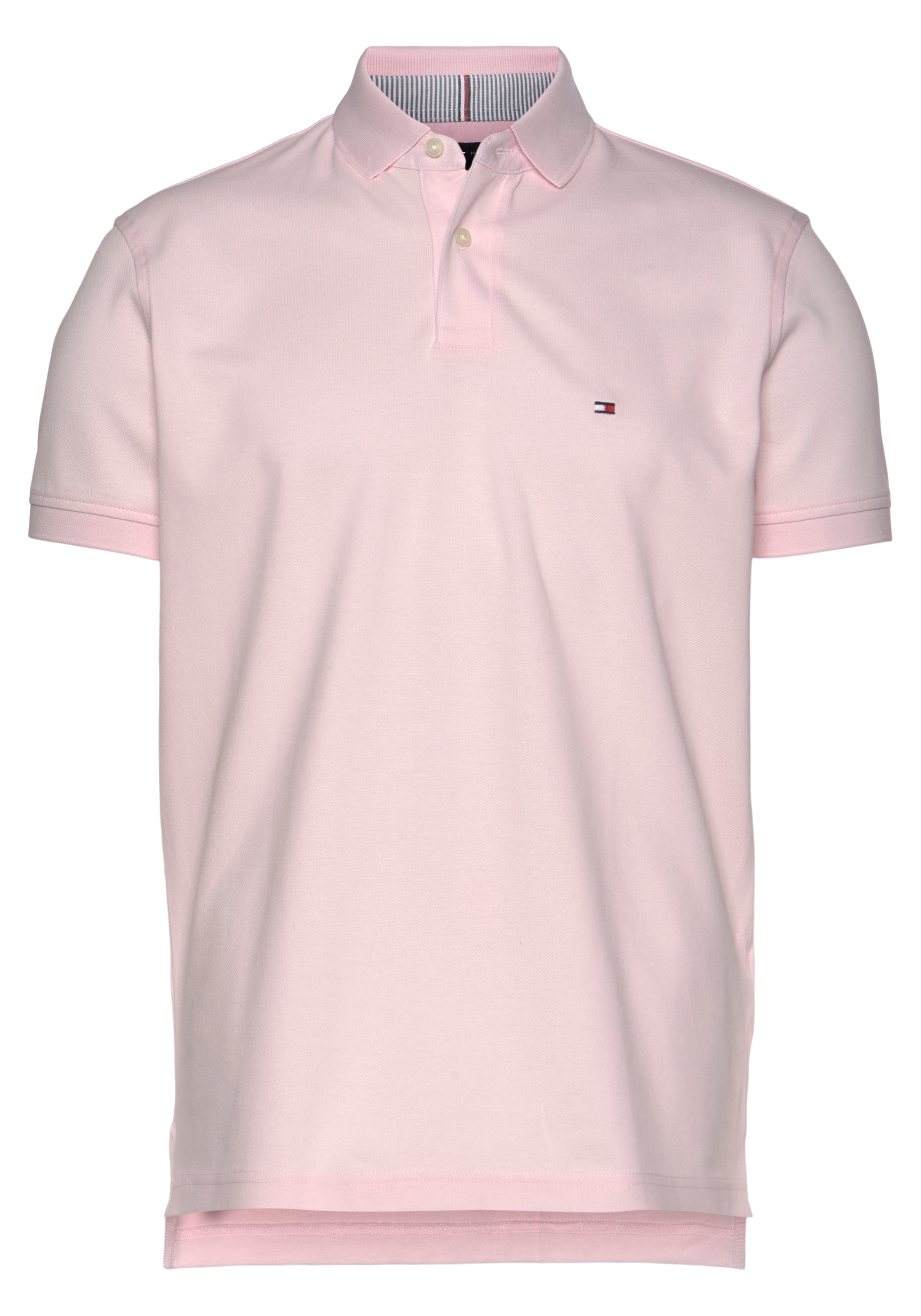 Tommy Hilfiger Poloshirt »1985 Hilfiger am Kontraststreifen Tommy POLO«, ▷ | REGULAR Kragen mit BAUR für innen