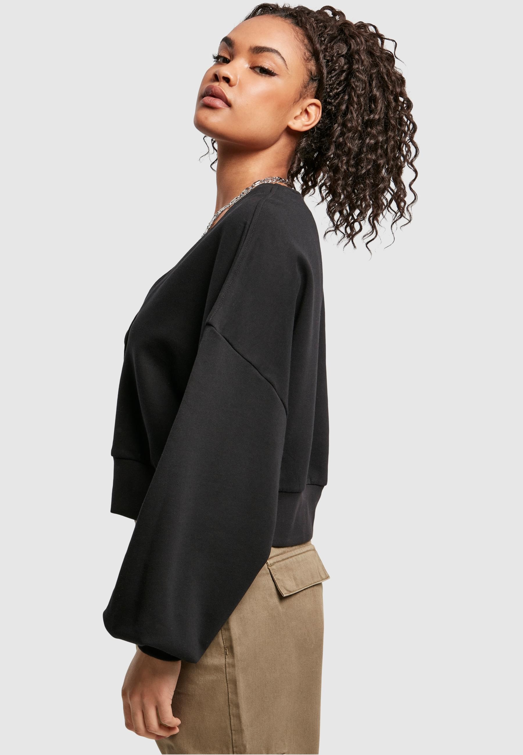 URBAN CLASSICS Sweatjacke »Urban Classics Damen«