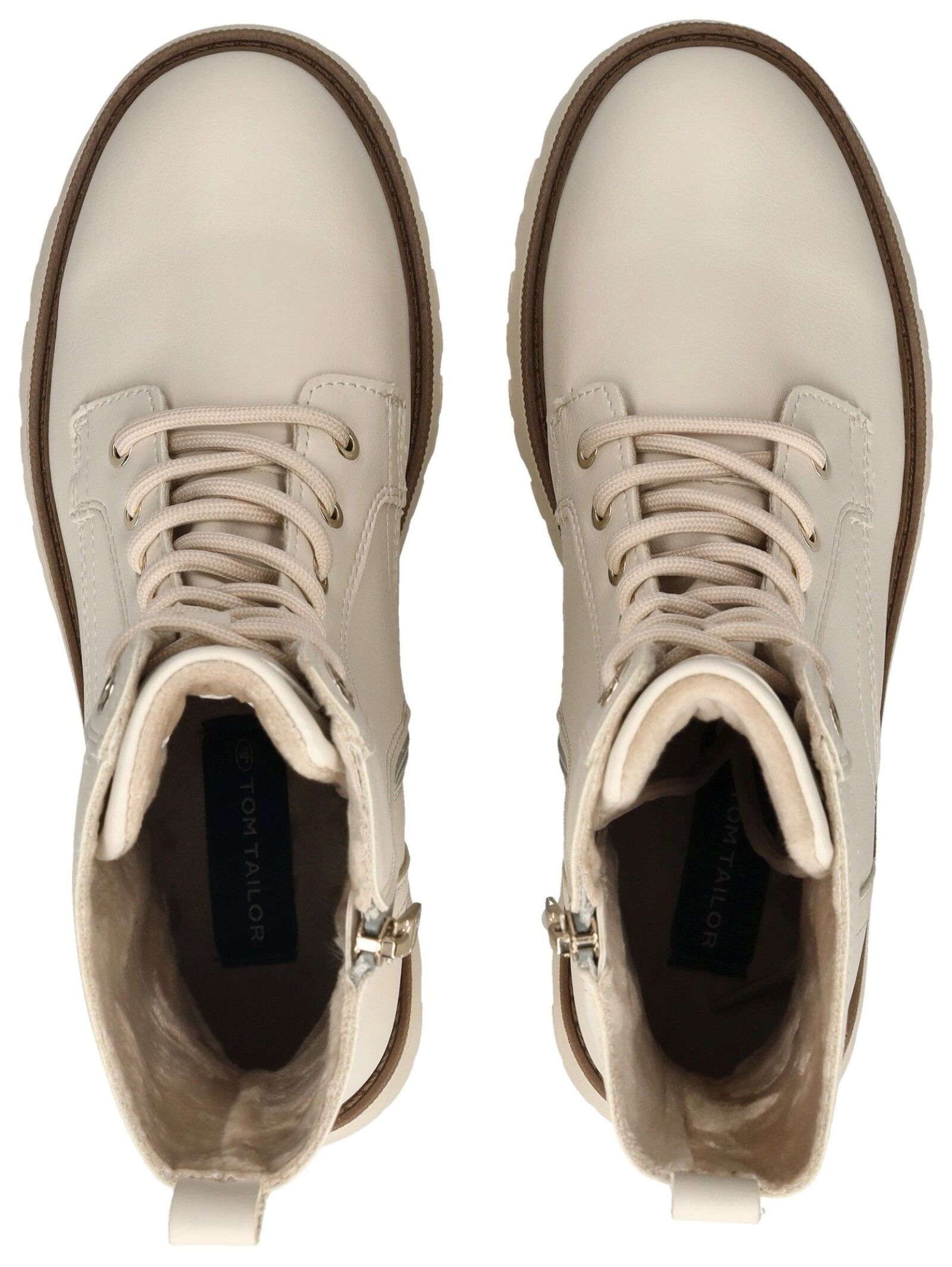 TOM TAILOR Schnürstiefelette »Tom Tailor Stiefelette Lederimitat«