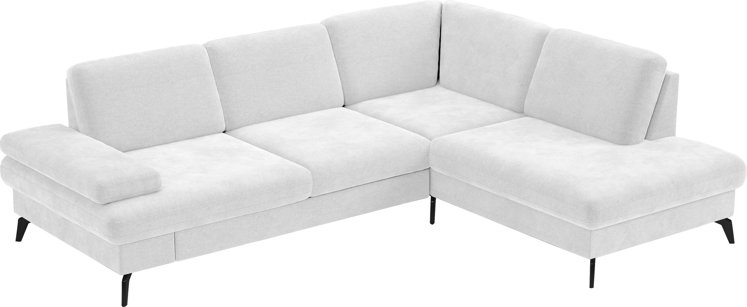 sit&more Ecksofa »Morris L-Form, inkl. Sitztiefenverstellung«, wahlweise mit Armteilverstellung, Bettfunktion & Bettkasten
