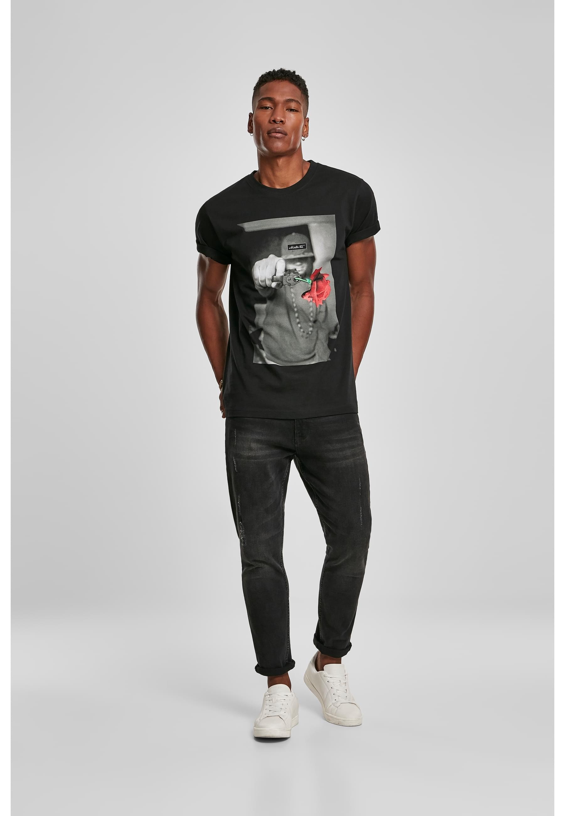 MisterTee T-Shirt »MisterTee Herren Mister Tee Pistol Rose Tee«, (1 tlg.)