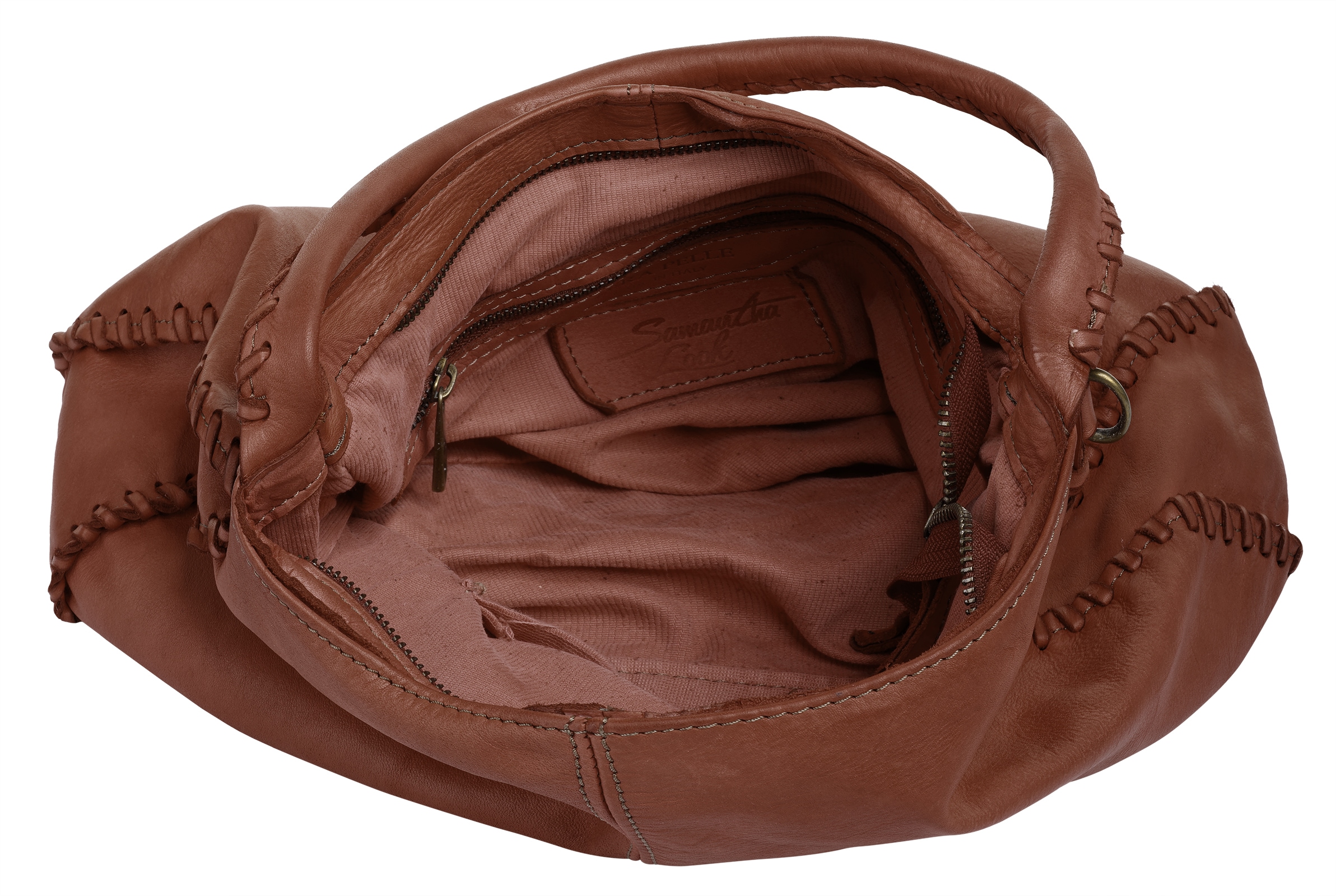 Samantha Look Shopper, echt Leder, Made in Italy