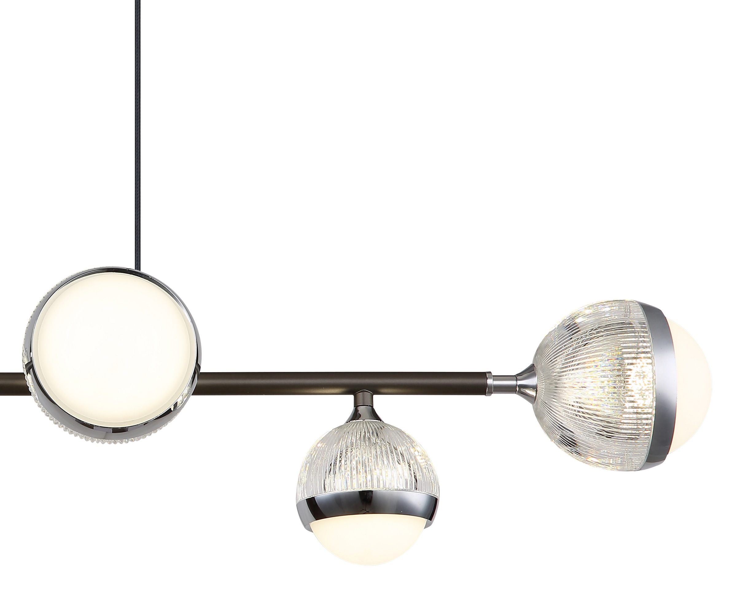 GLOBO LIGHTING LED Pendelleuchte »UNTSY«, Leuchtmittel LED-Modul | LED fest integriert, Hängelampe/Hängeleuchte/Wohnzimmer/Esstisch/elegant