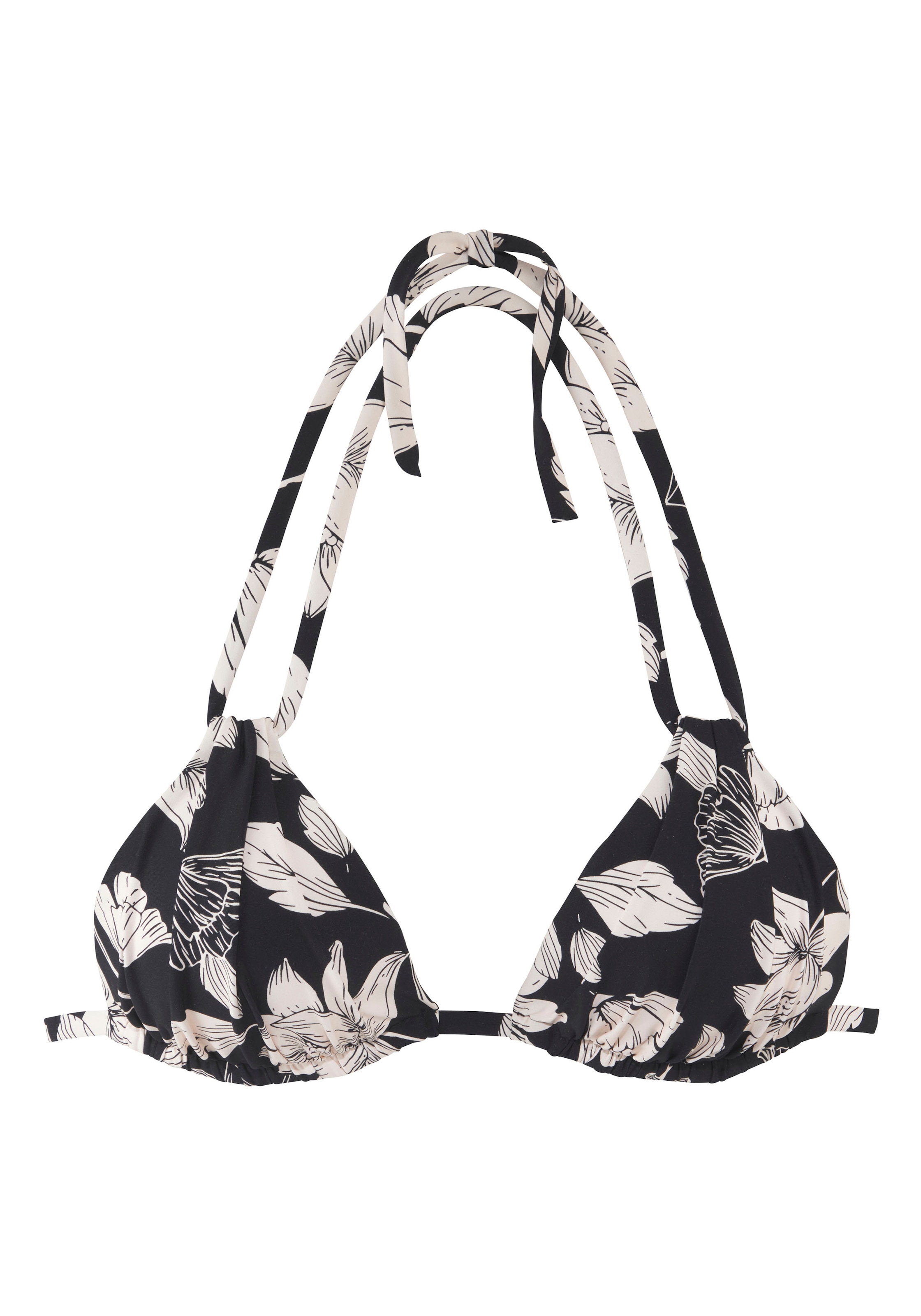 s.Oliver Triangel-Bikini-Top "Lady", mit floralem Design günstig online kaufen