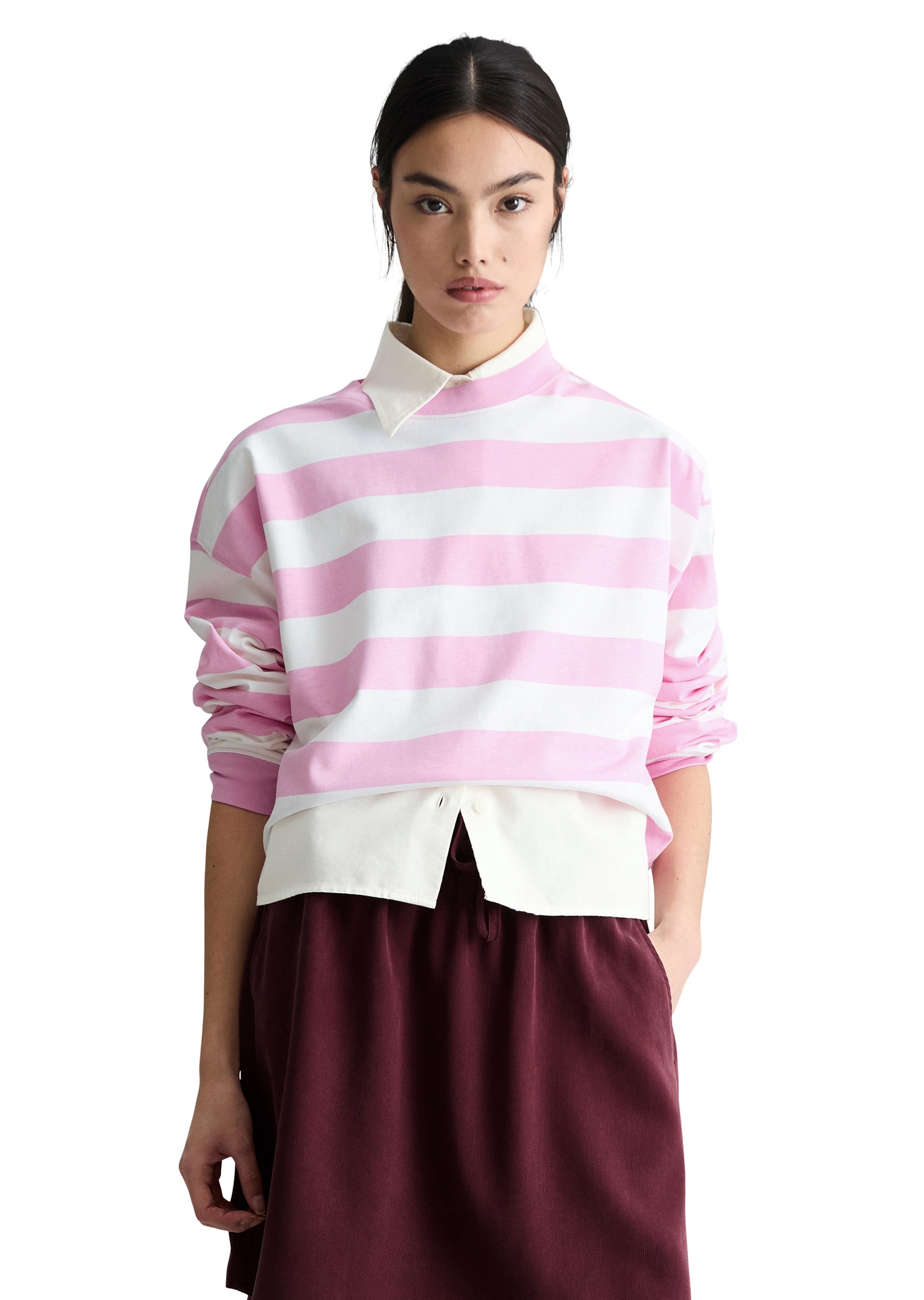 Marc OPolo DENIM Langarmshirt "aus Heavy Jersey" günstig online kaufen