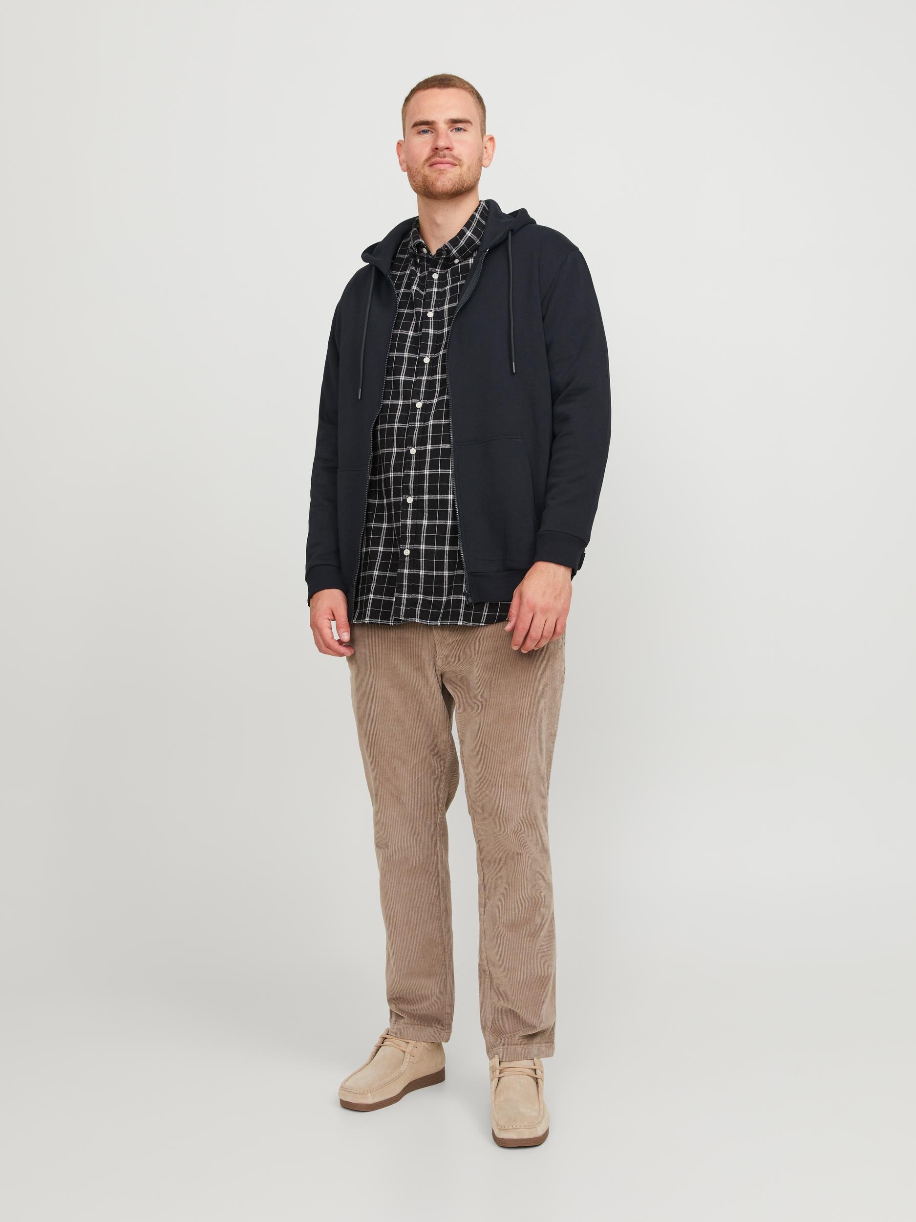 Jack & Jones PlusSize Kapuzensweatjacke »JJEBRADLEY SWEAT ZIP HOOD NOOS PLS«
