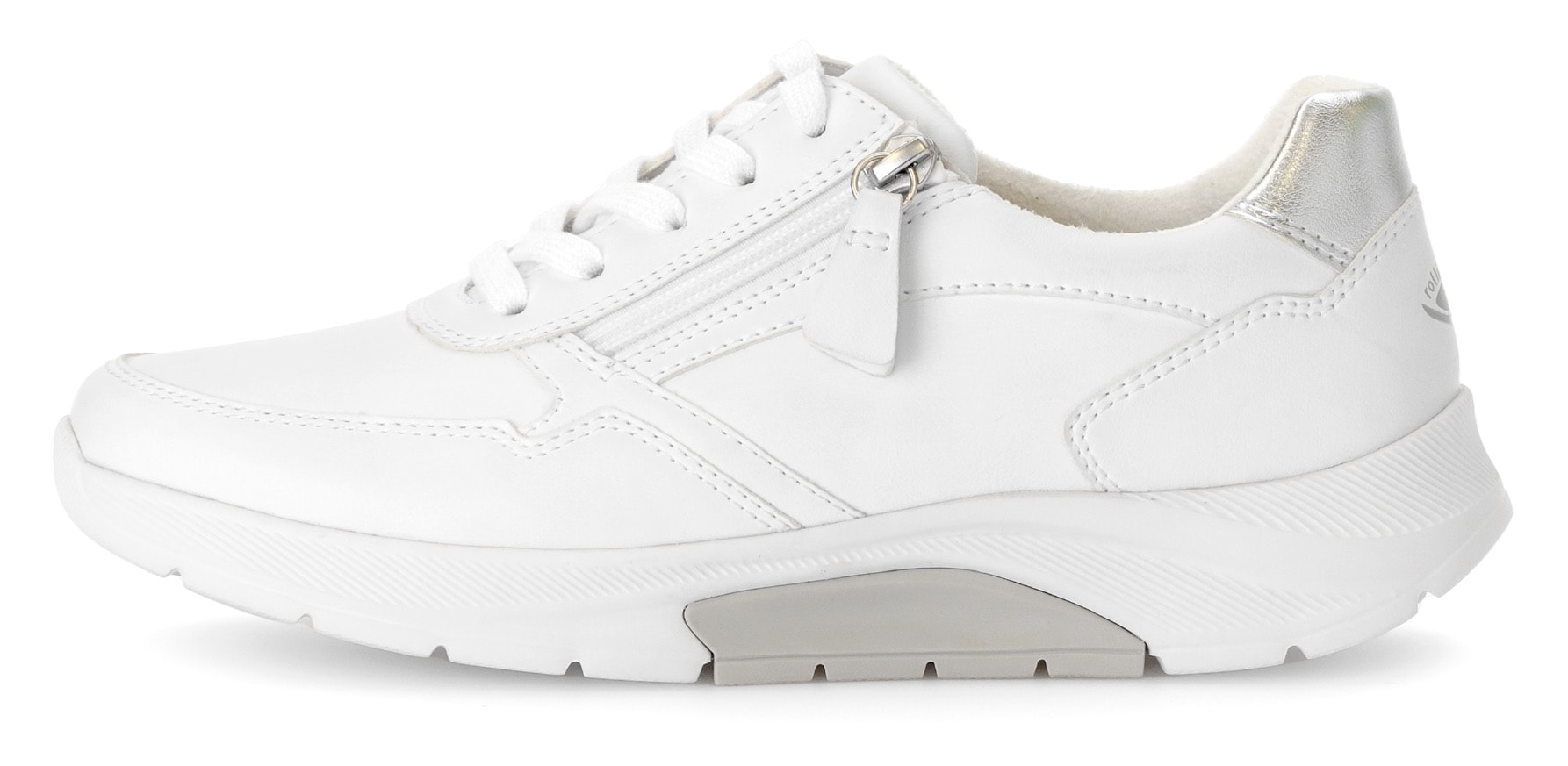 Gabor Rollingsoft Keilsneaker, Freizeitschuh, Halbschuh, Schnürer, herausnehmbares Wechselfußbett