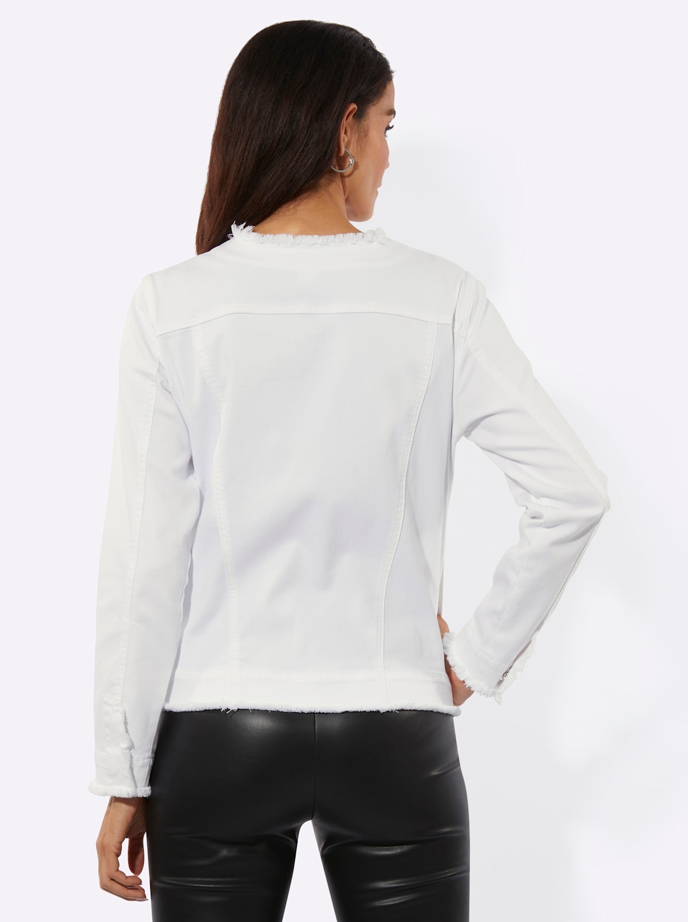 Thumbnail - creation L Jeansblazer "Lyocell-Baumwoll-Mix-Blazer"