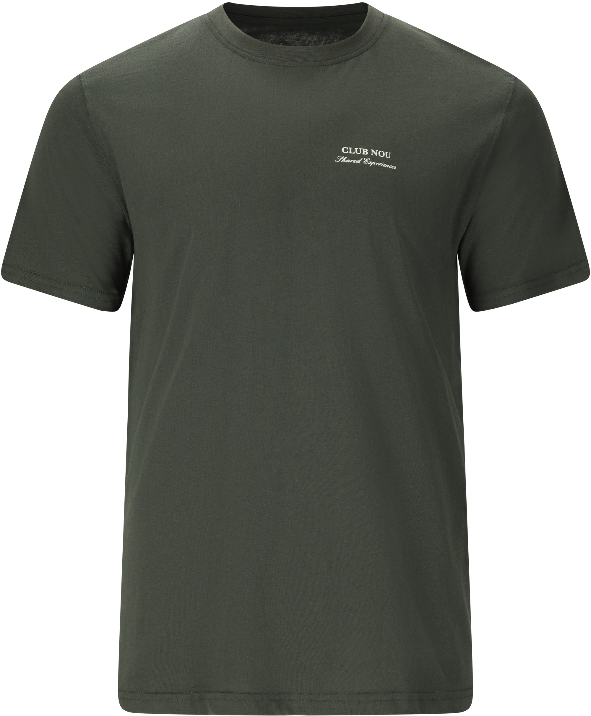 nou T-Shirt »Blanck« mit kleinem Print auf Brust