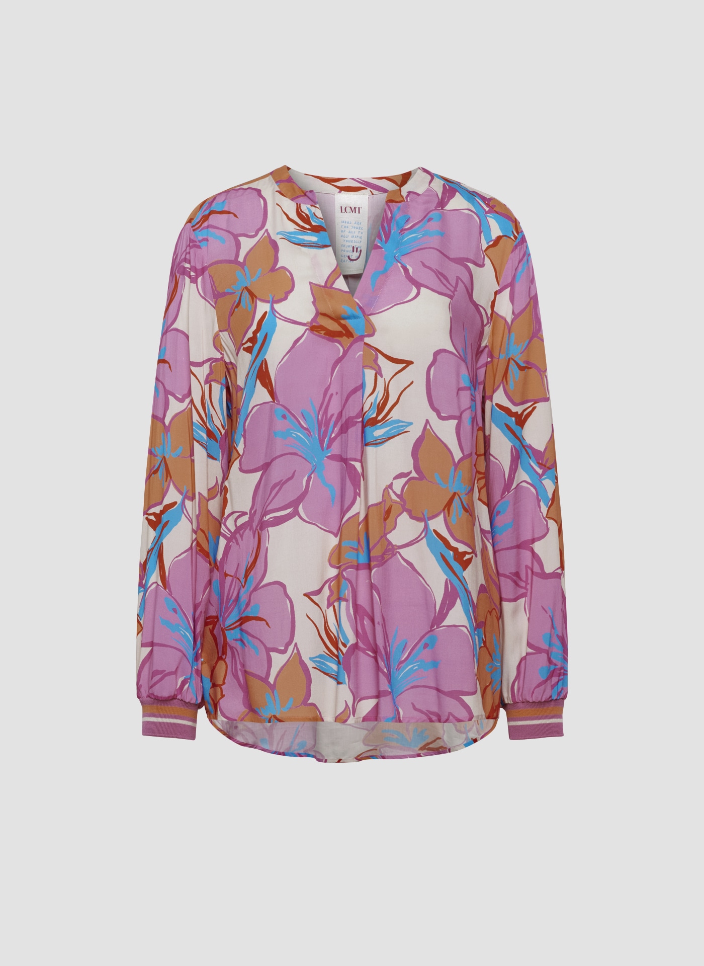 LeComte Klassische Bluse »LeComte Farbenfrohe Bluse mit floralem Print«
