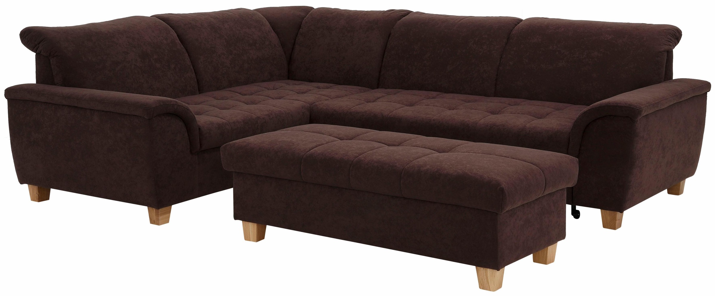 Home affaire Ecksofa "Lyla L-Form" wahlweise mit Rückenfunktion und Bettfun günstig online kaufen