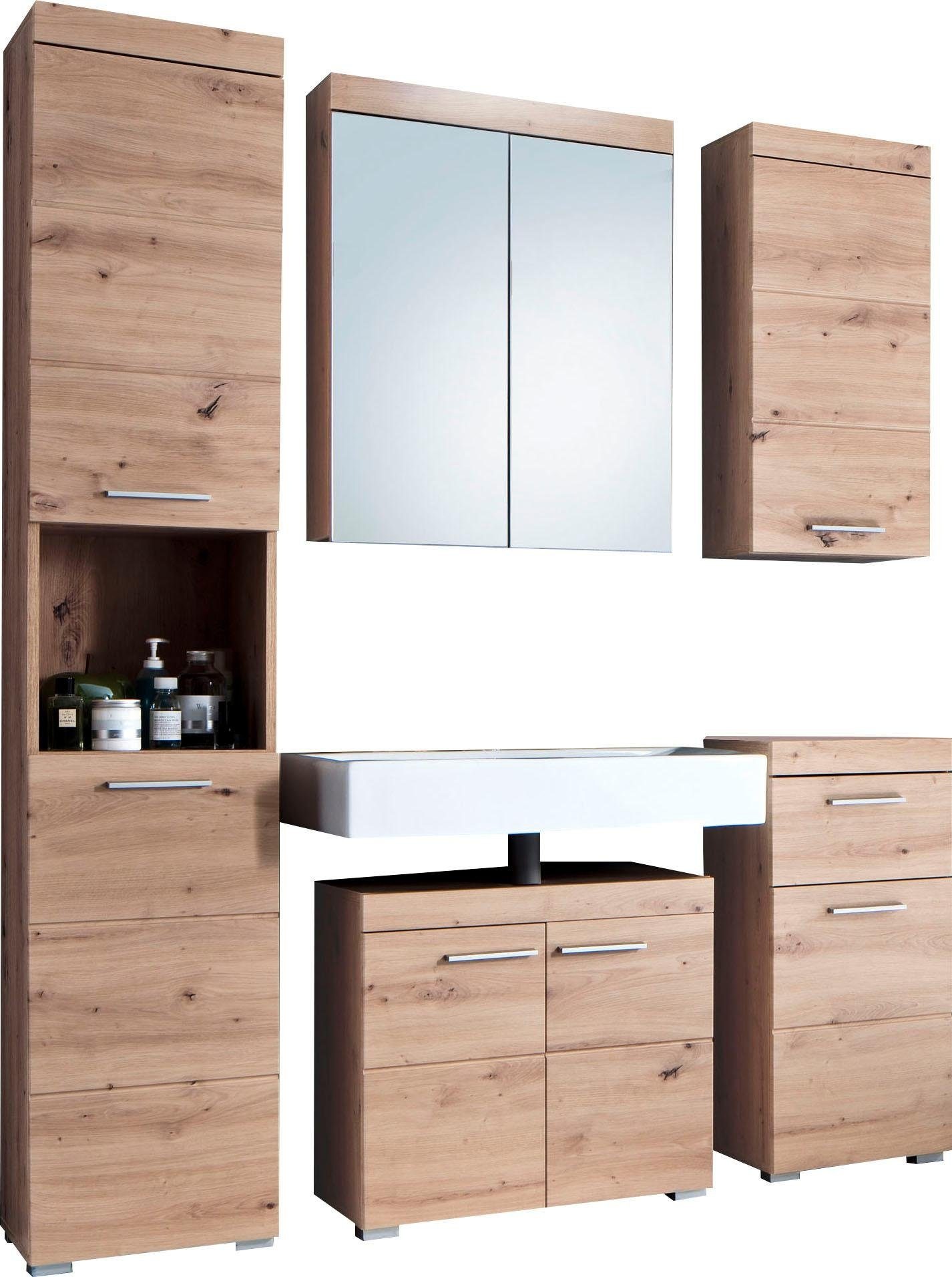 welltime Badmöbel-Set "Avena" Set, 5 Stk. tlg. günstig online kaufen