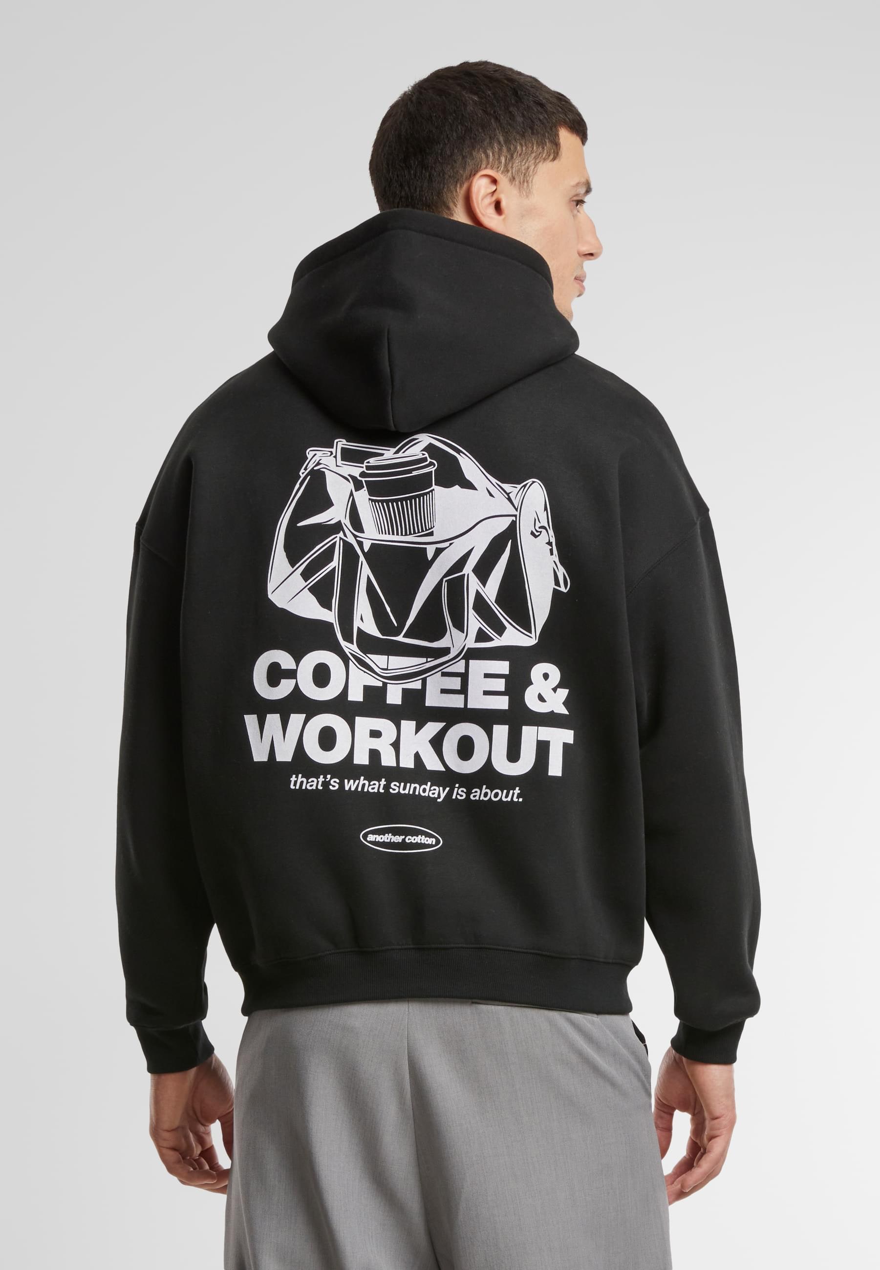 Another Cotton Lab Kapuzensweatshirt »Another Cotton Lab Coffee and Workout Oversized Hoodie«, (1 tlg.)