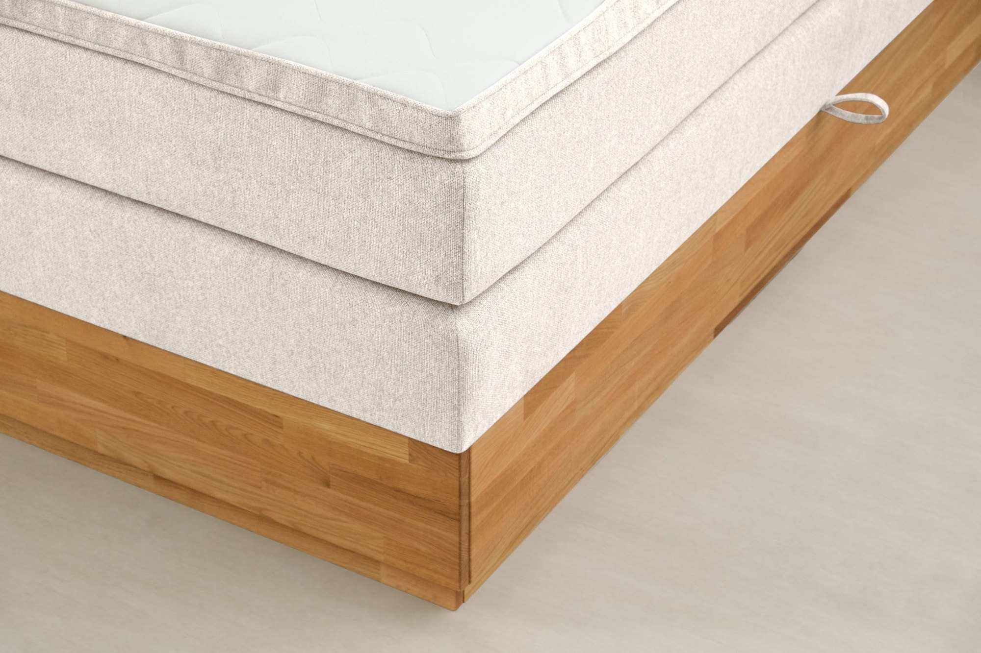 Home affaire Boxspringbett »Evelina, Doppelbett, Polsterbett, Komfortbett, 160 & 180 cm« inkl. 6 cm Topper, zwei Bettkästen, Taschen-Federkernmatratze in H3