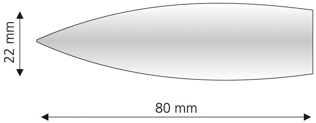 Liedeco Gardinenstangen-Endstück "Bullet" für Gardinenstangen Ø 16 mm günstig online kaufen