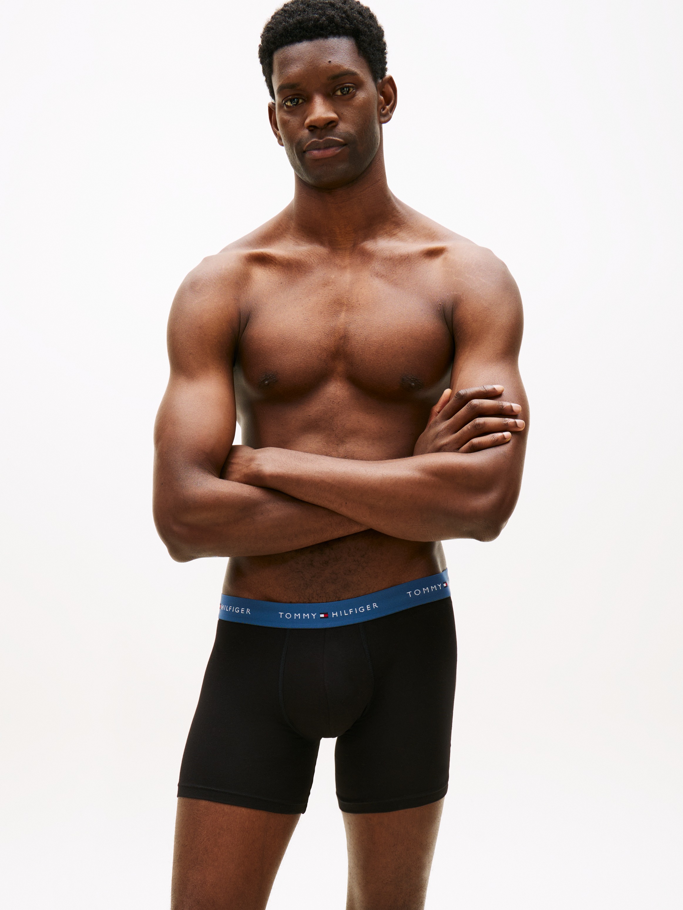 Tommy Hilfiger Underwear Boxer 3 Stk. Körpernahe Passform mit elastischem B günstig online kaufen